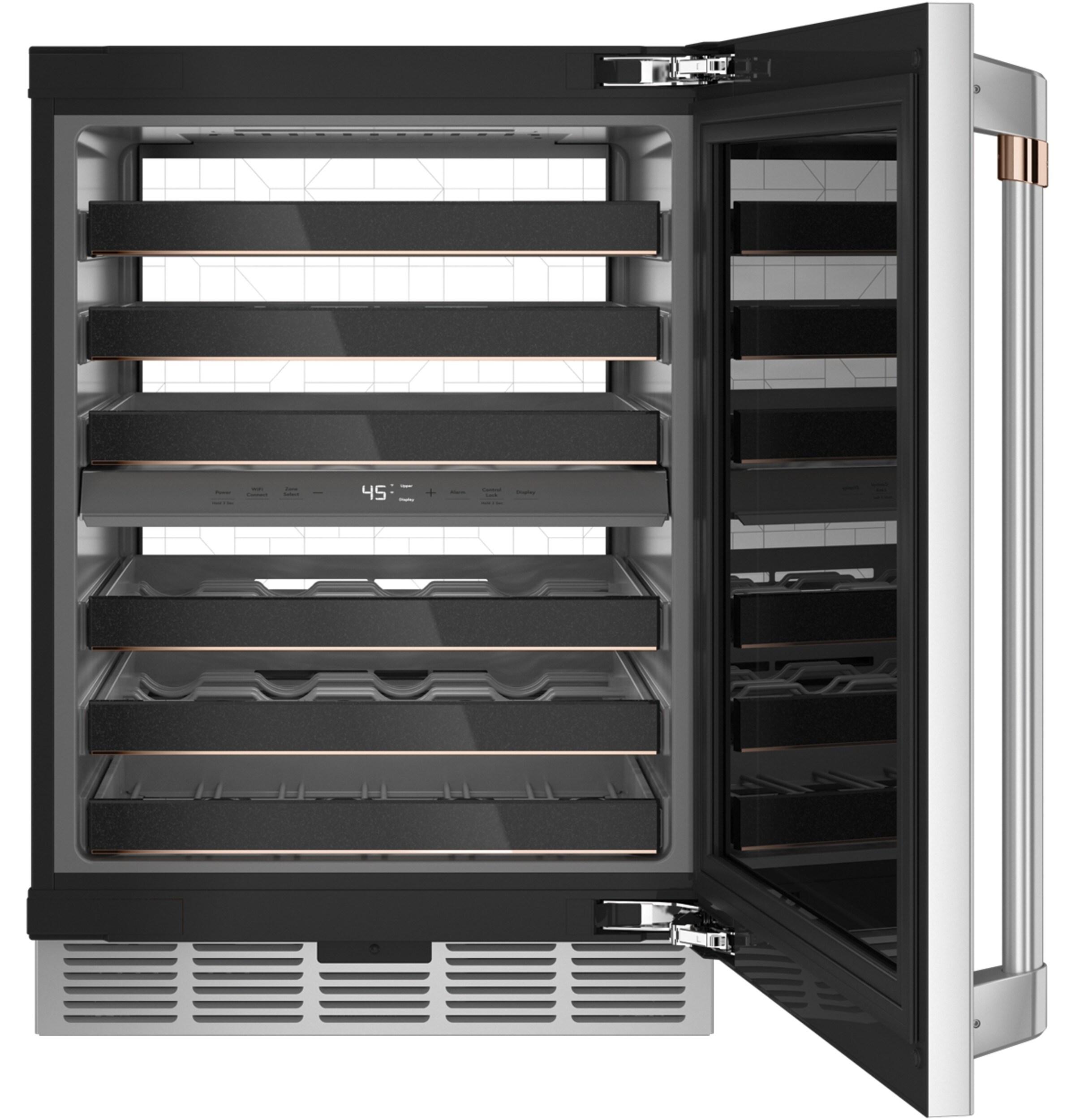 Smart Appliances 46 Bottle Dual Zone Convertible Wine and Beverage Refrigerator with WiFi