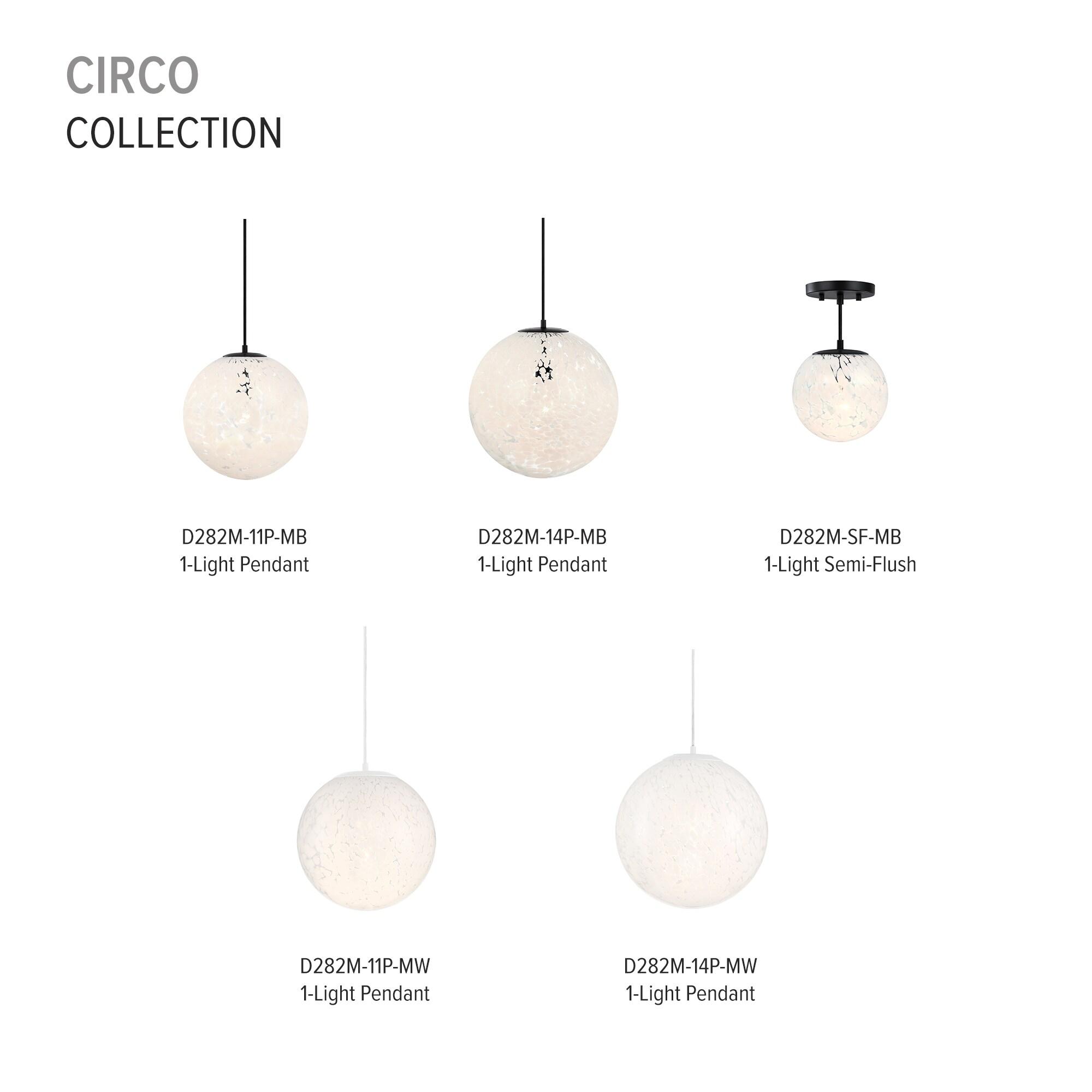 Matte White Globe Pendant Light with Frosted Glass Shade