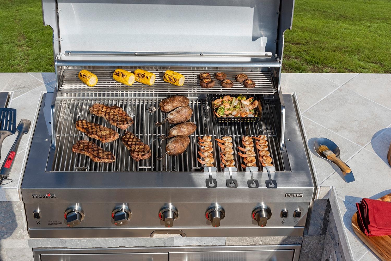 Charbroil Charbroil Medallion Series Built-In 5-Burner Gas Grill, Stainless Steel