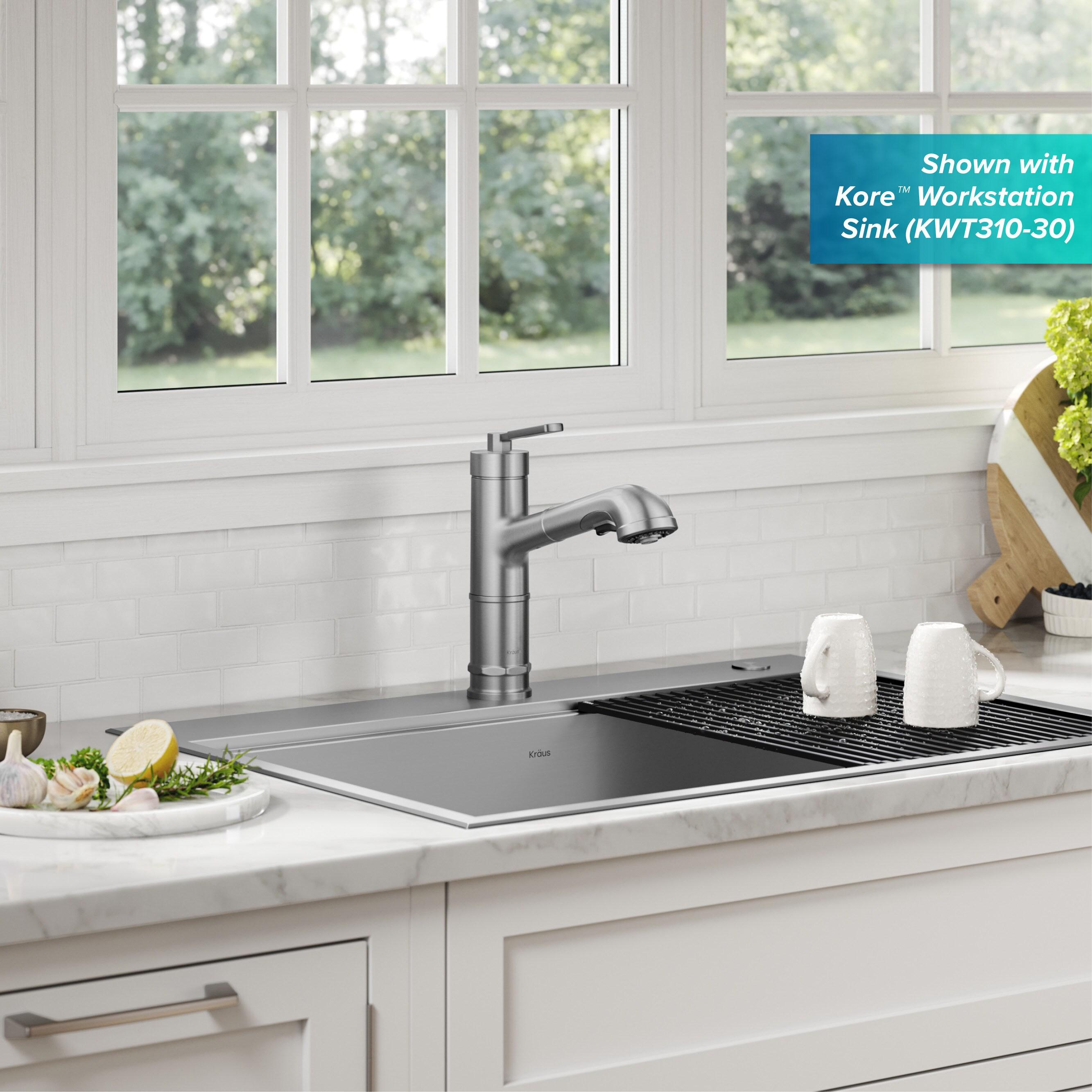 Allyn Pull-Out Single Handle Kitchen Faucet