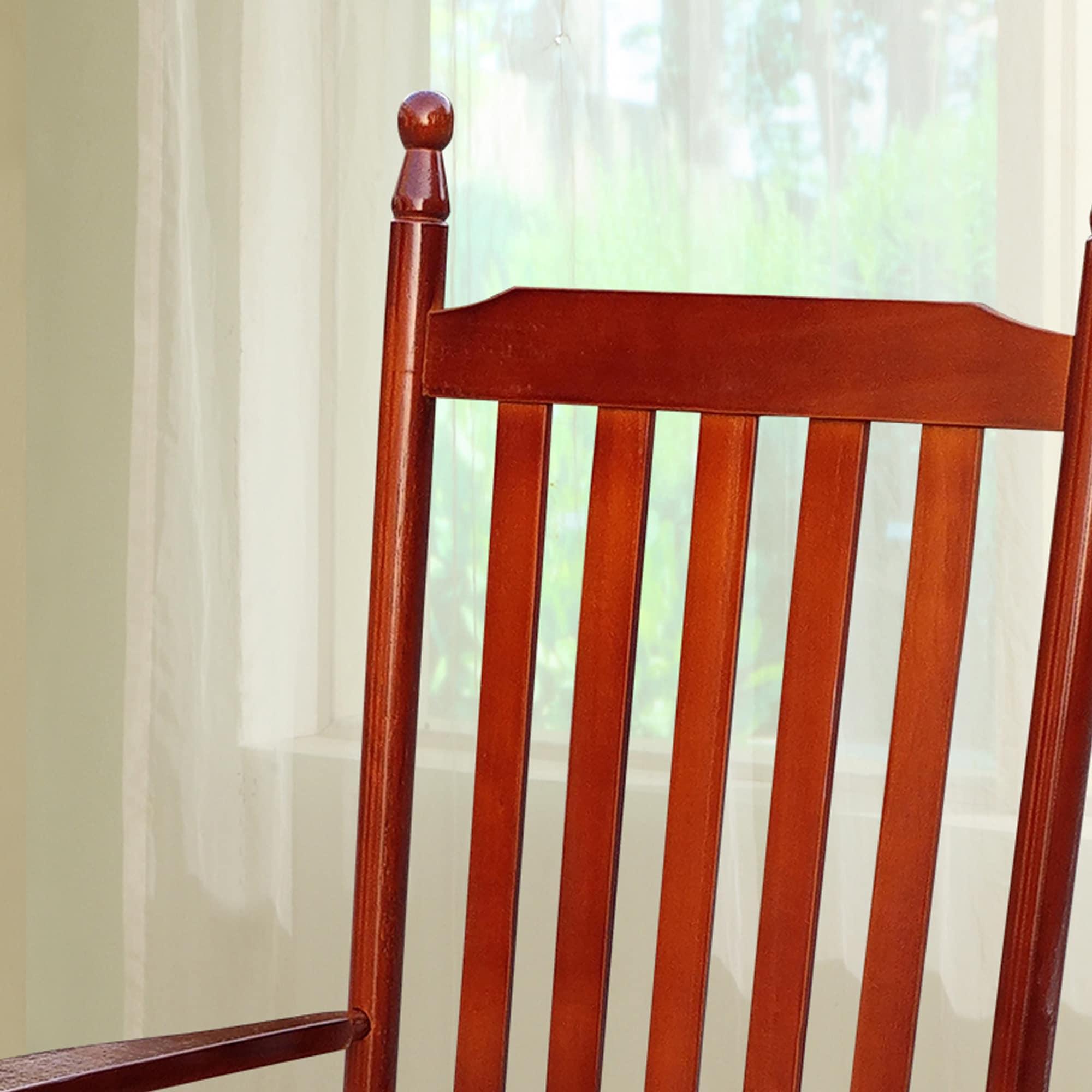 Wooden Porch Rocking Chair Brown