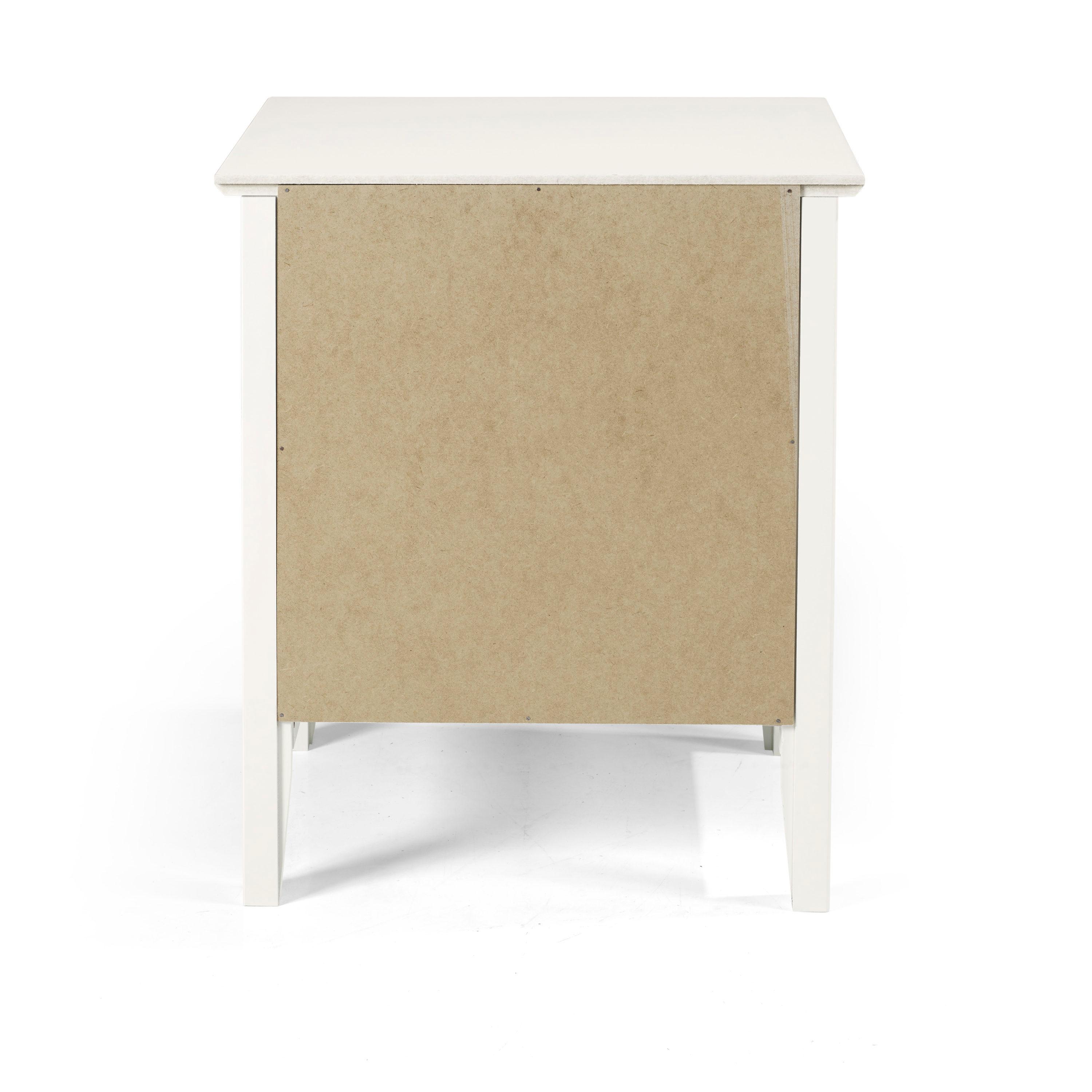 Alaterre Simplicity Nightstand, White