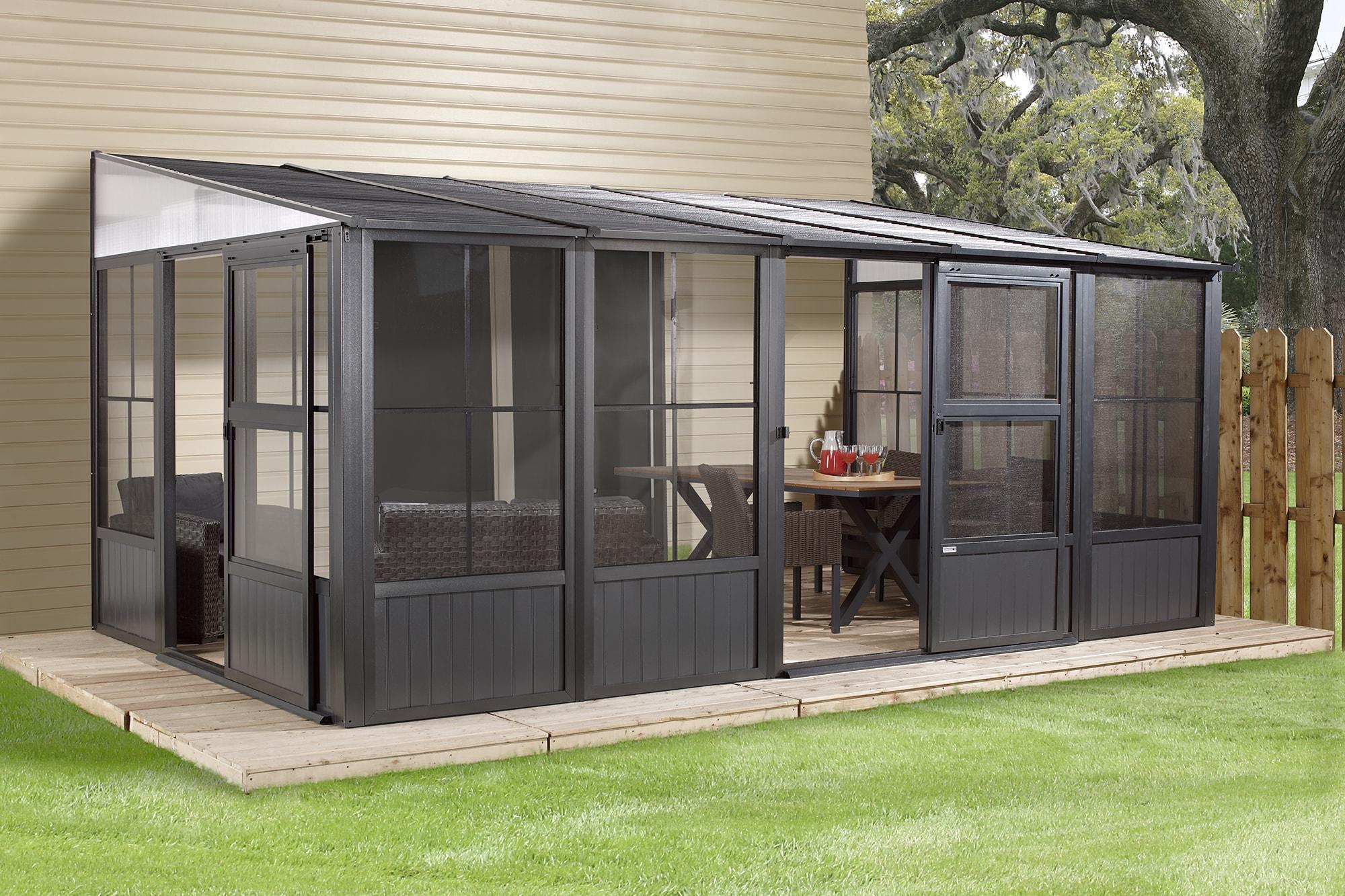 Sojag Charleston 16 Ft. W x 10 Ft. D Aluminum Patio Gazebo