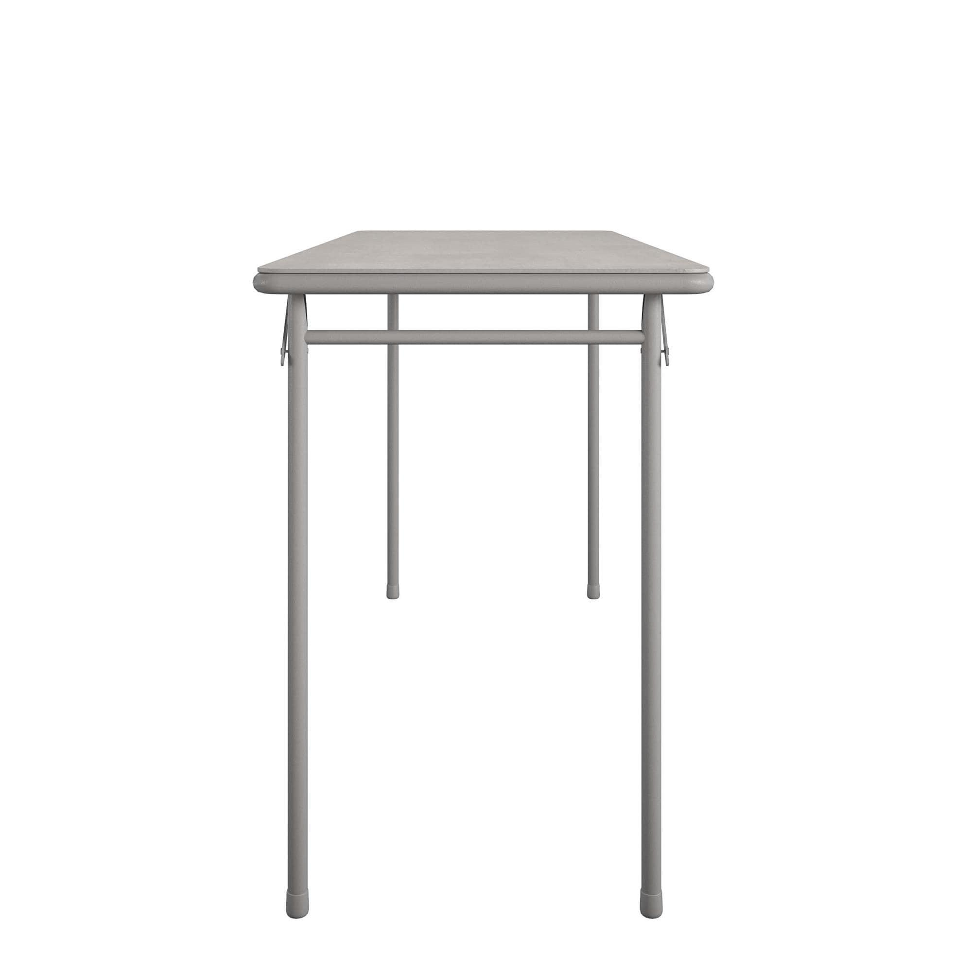 COSCO 20" x 48" Vinyl Top Serving Folding Table