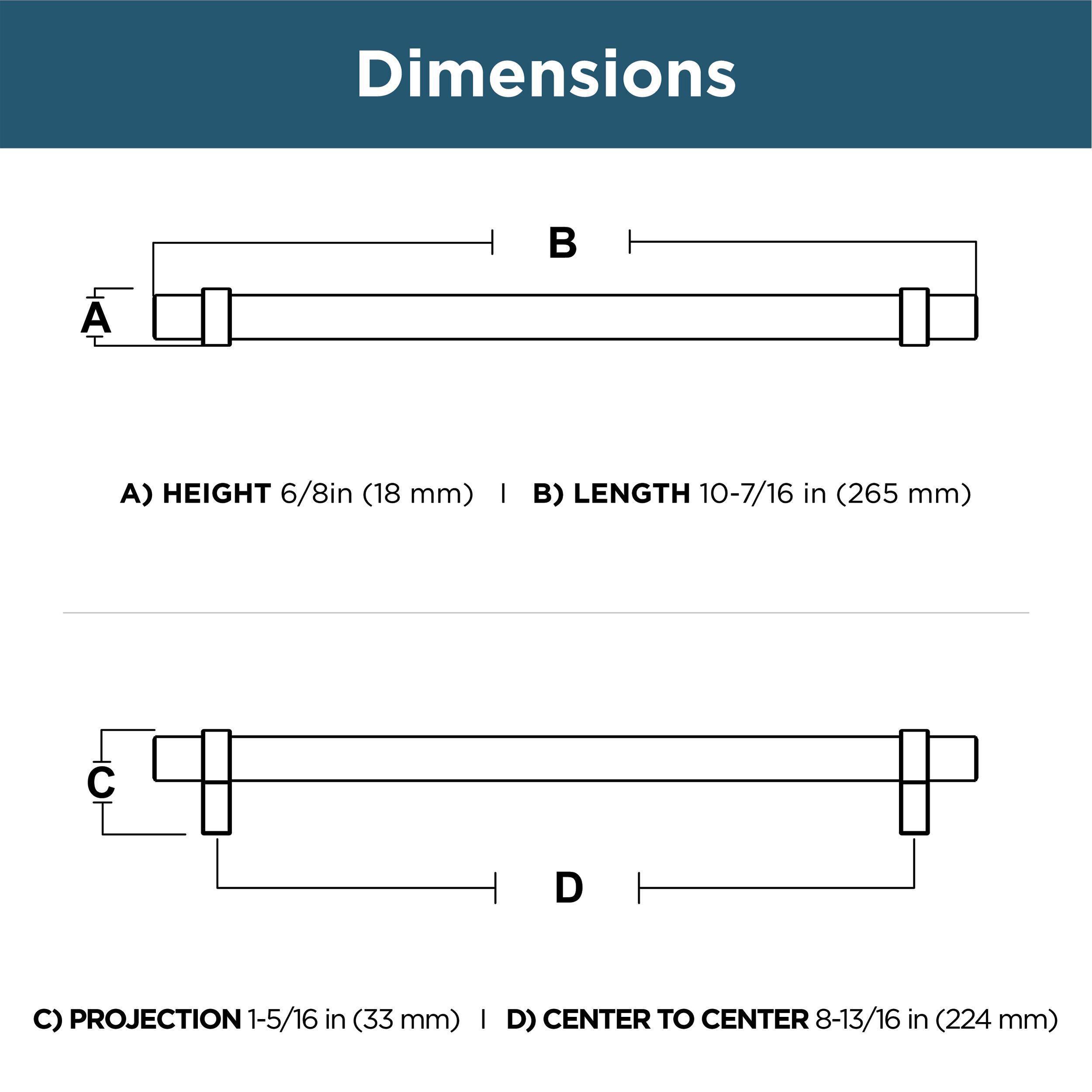 Franklin Brass Simple Wrapped Bar Cabinet Drawer Pull (Set of 10)