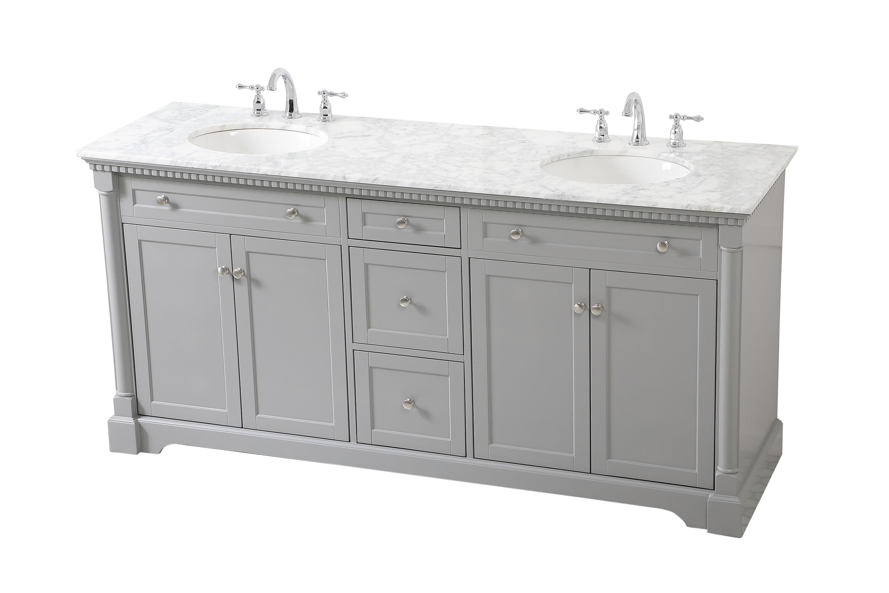 Elegant Kitchen and Bath Elegant Kitchen and Bath Double Bathroom Vanity