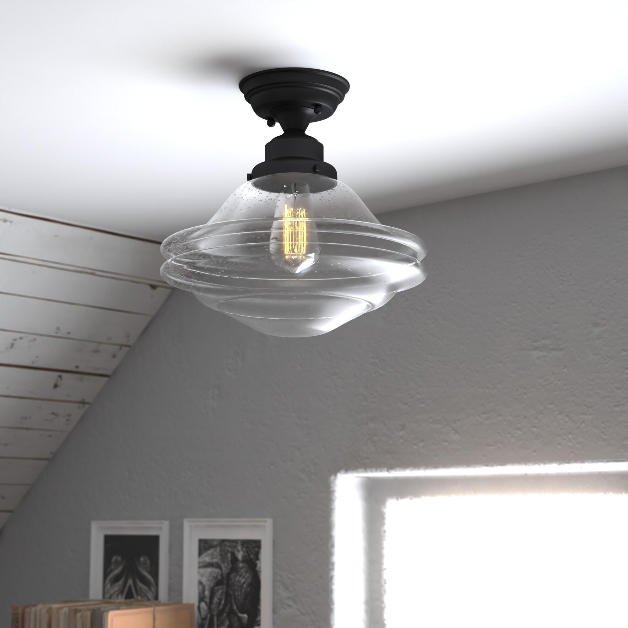 Vaxcel Huntley 1 - Light Flush Mount in  Oil Rubbed Bronze