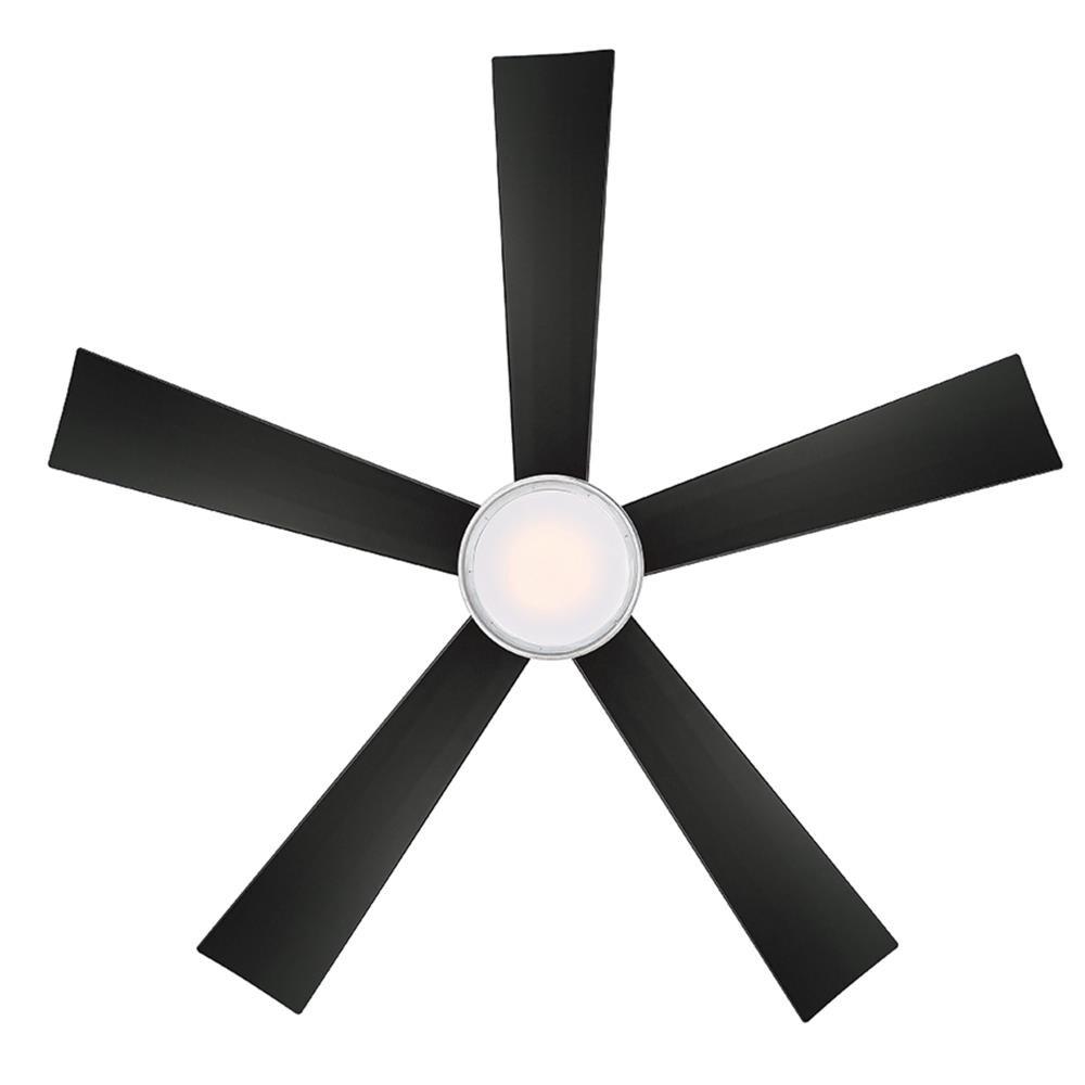 Wynd 5 - Blade Outdoor /Indoor Smart Ceiling Fan with Remote Control and LED Light Kit Included, Works With Alexa and iOS or Android App