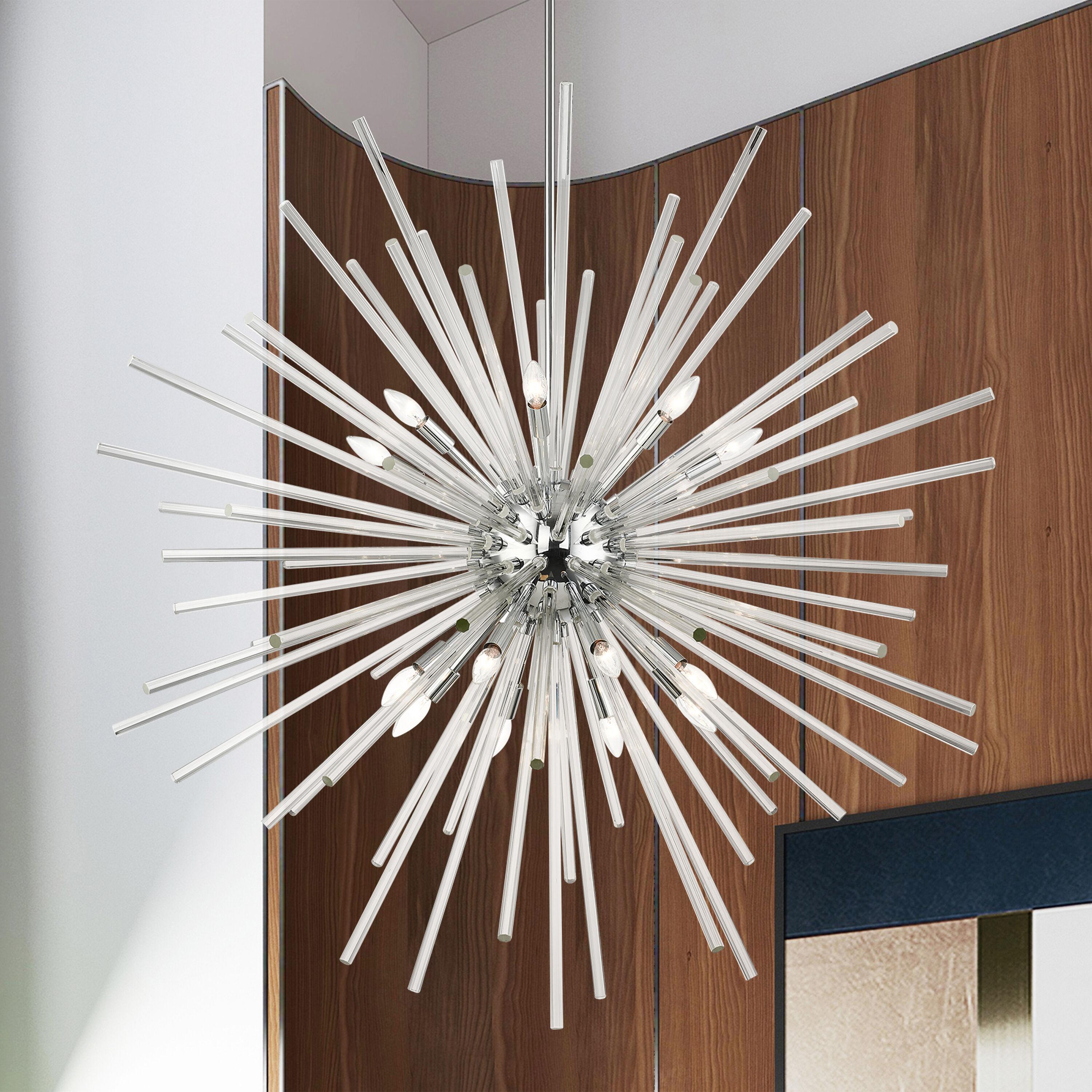 Livex Lighting Utopia 16 - Light Chandelier in  Polished Chrome
