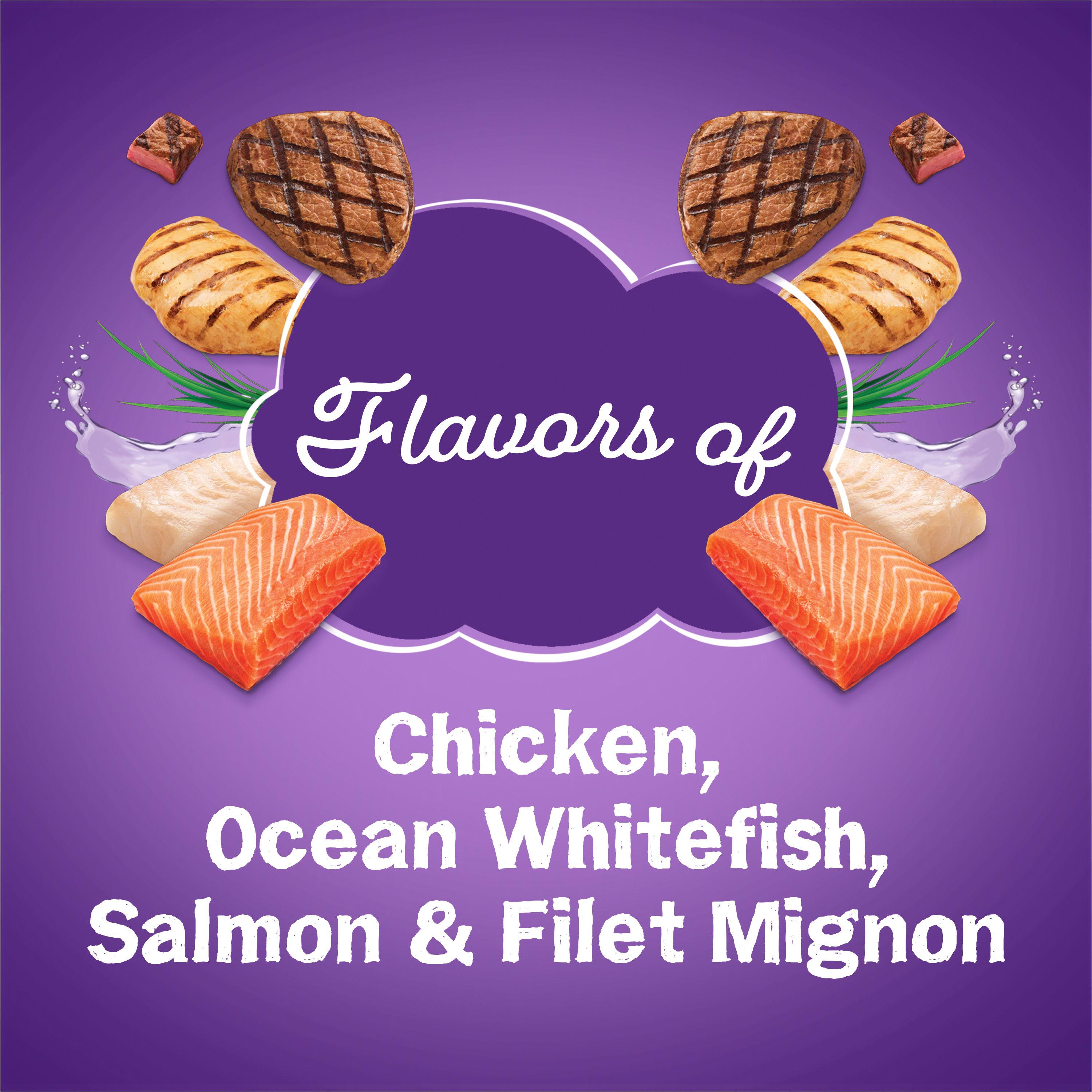 Purina Friskies Surfin &Turfin Favorites with Flavors of Chicken, Beef & Seafood Adult Balanced Dry Cat Food - 3.15lbs