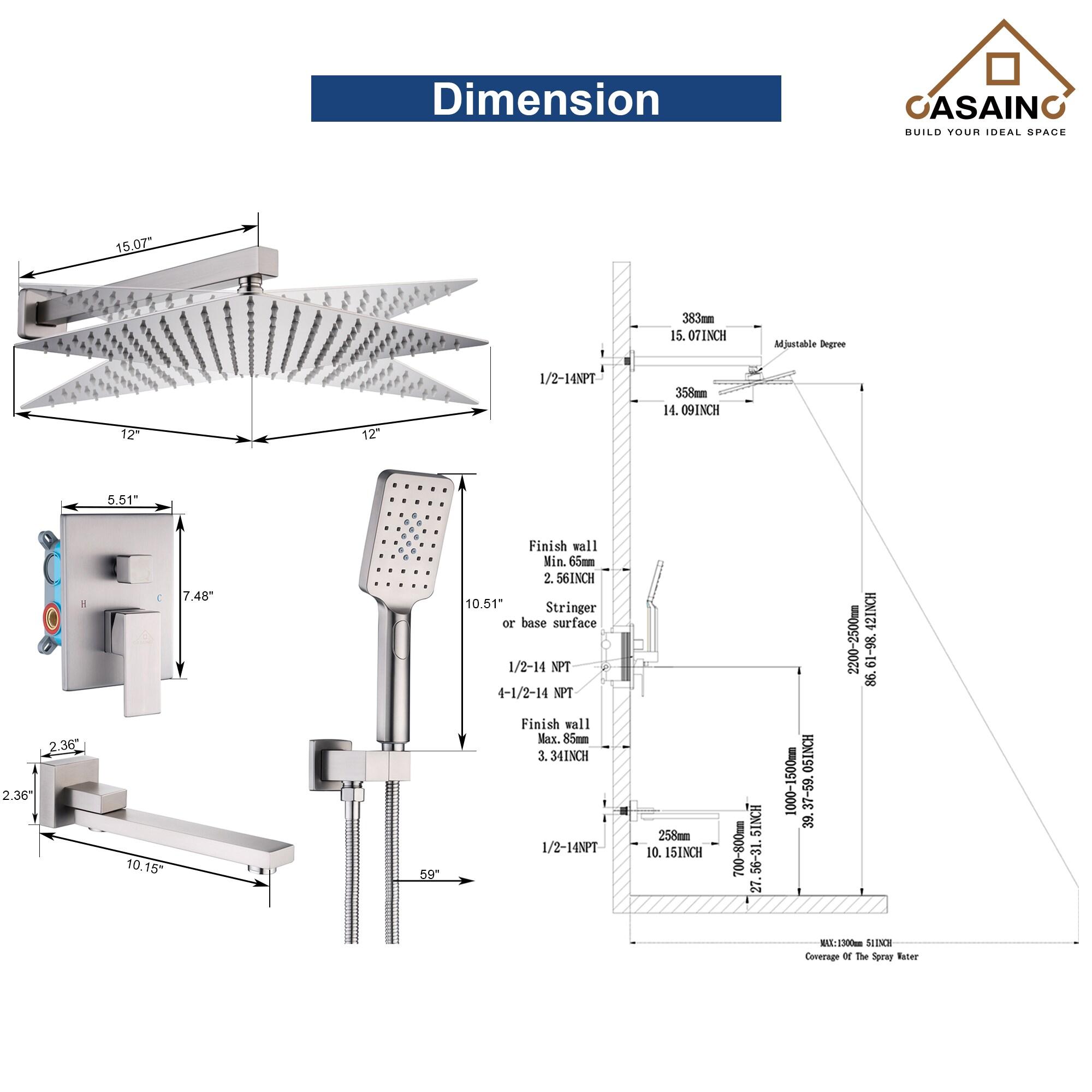 All-In-One Kit with Rough in-Valve