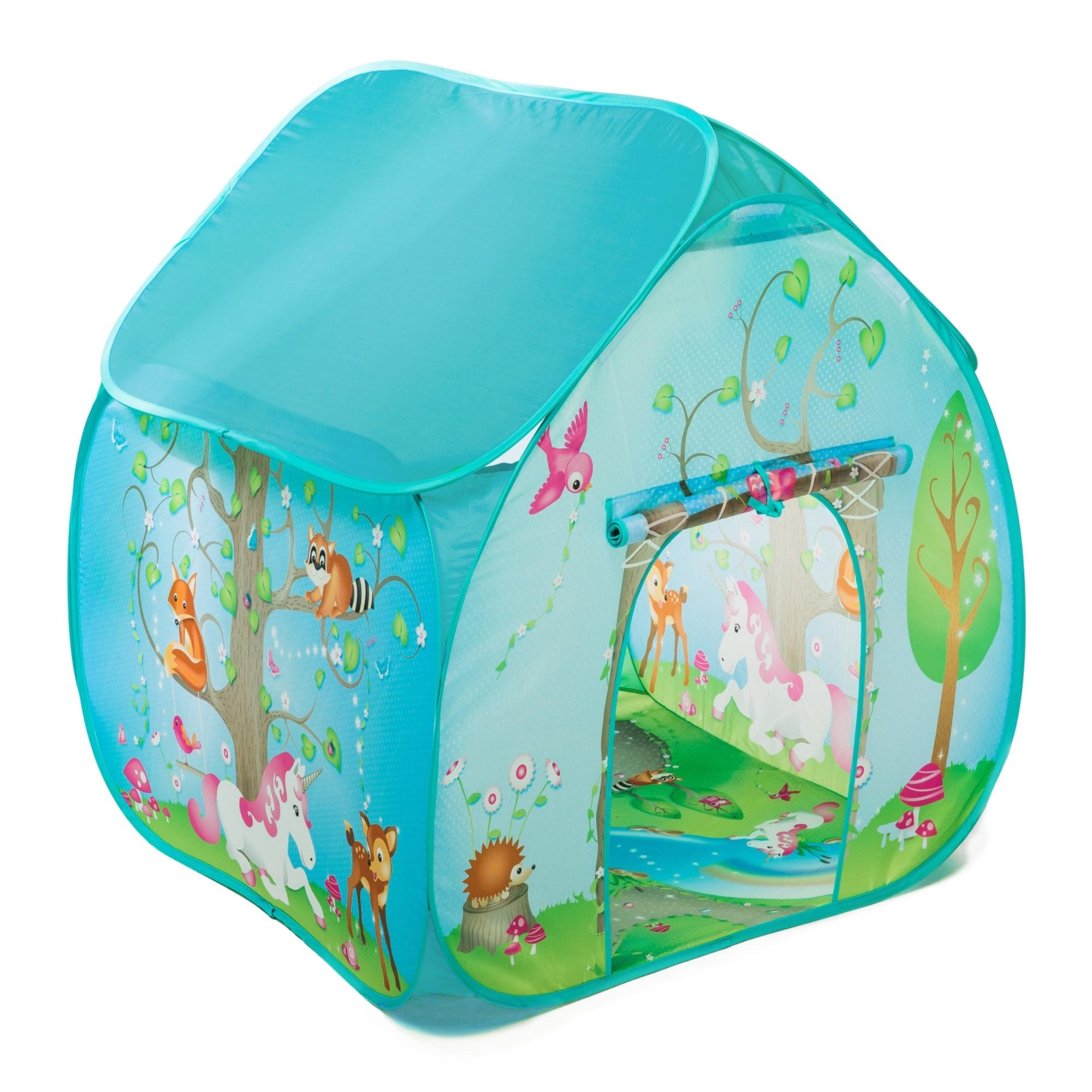 Fun2Give 35.5'' W x 35.5'' D Indoor / Outdoor Polyester Pop-Up Play Tent