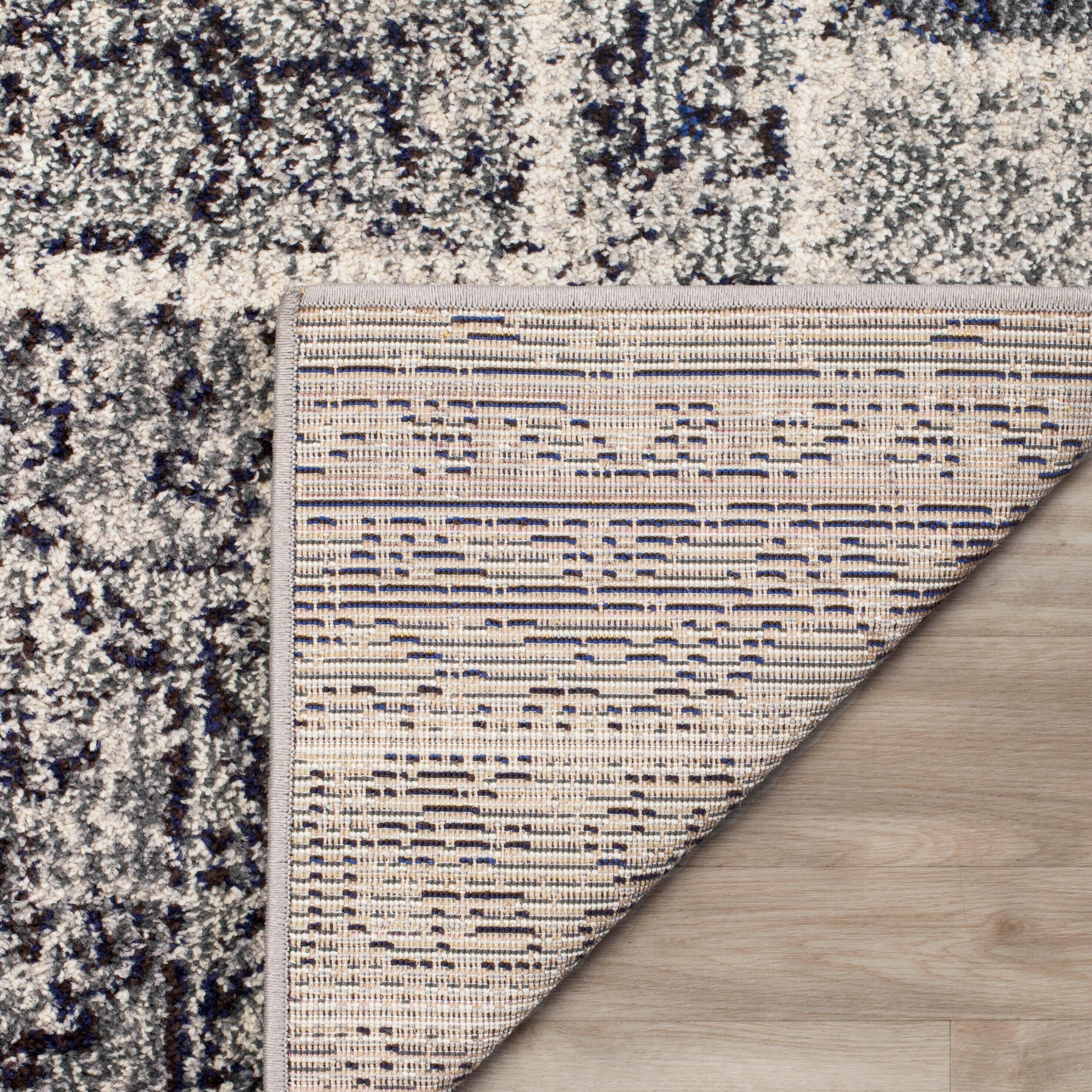Monaco MNC216 Power Loomed Indoor Area Rug - Grey/Multi - 8'x11' - Safavieh