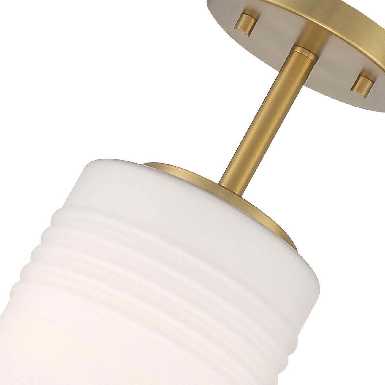 Designers Fountain Leavenworth 1 Light Brushed Gold SF Convertible, D257M-SF-BG