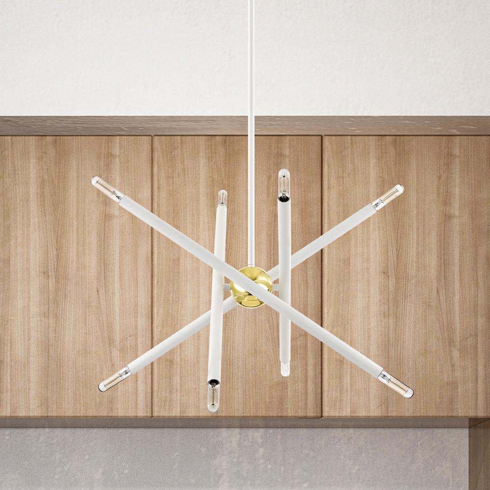 Livex Lighting Soho 8 - Light Chandelier in  White