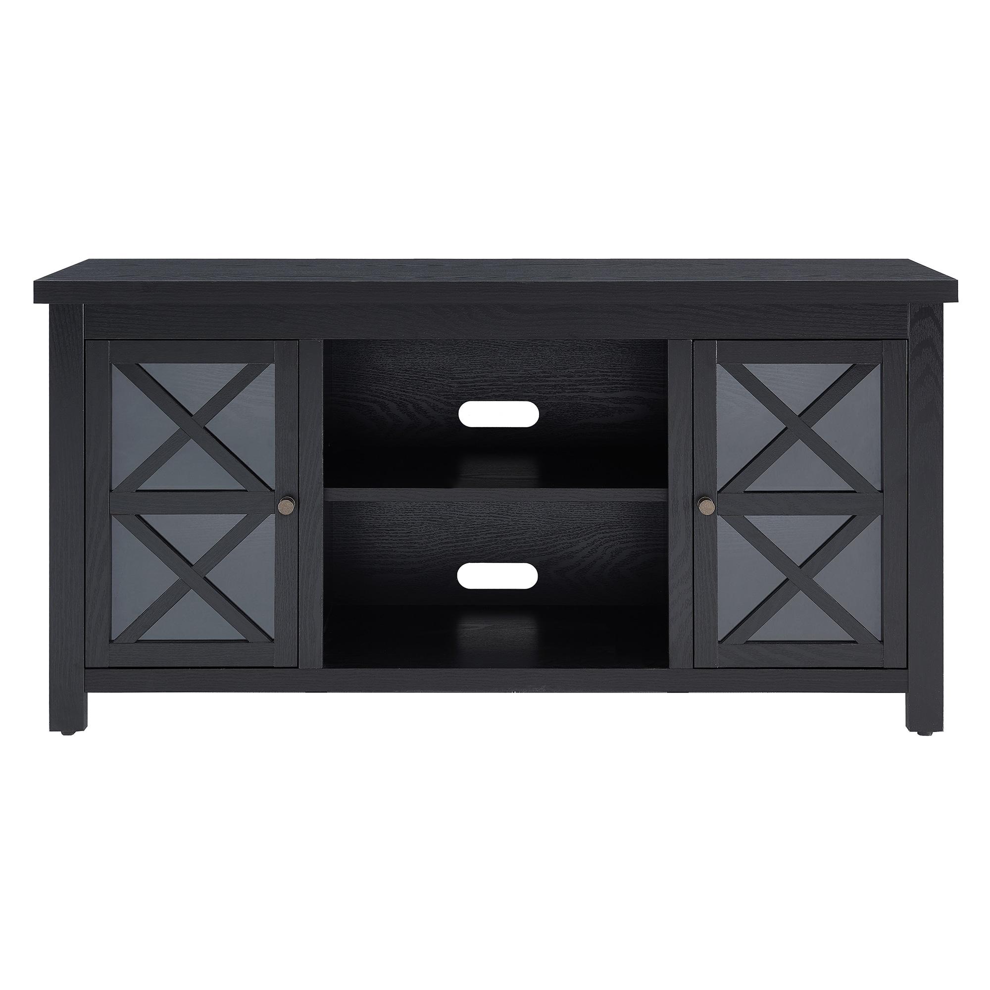 Evelyn&Zoe Colton Rectangular TV Stand for TV's up to 55", Black