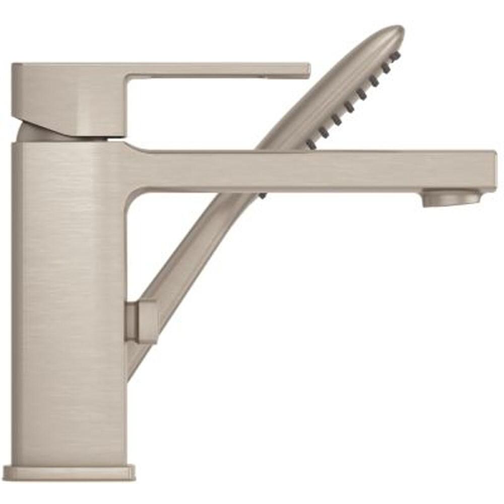 Deckard Single Handle Deck Mounted Tub Spout with Diverter and Handshower