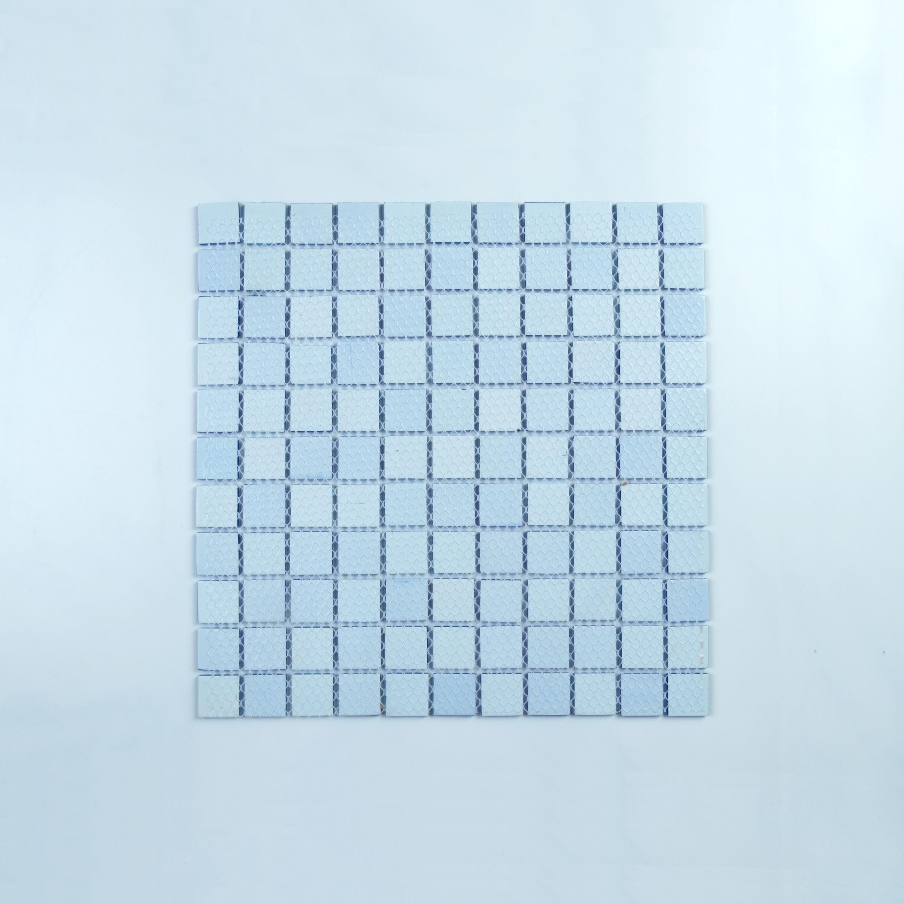 WS Tiles® 1" x 1" Straight Edge Glass Mosaic Tile