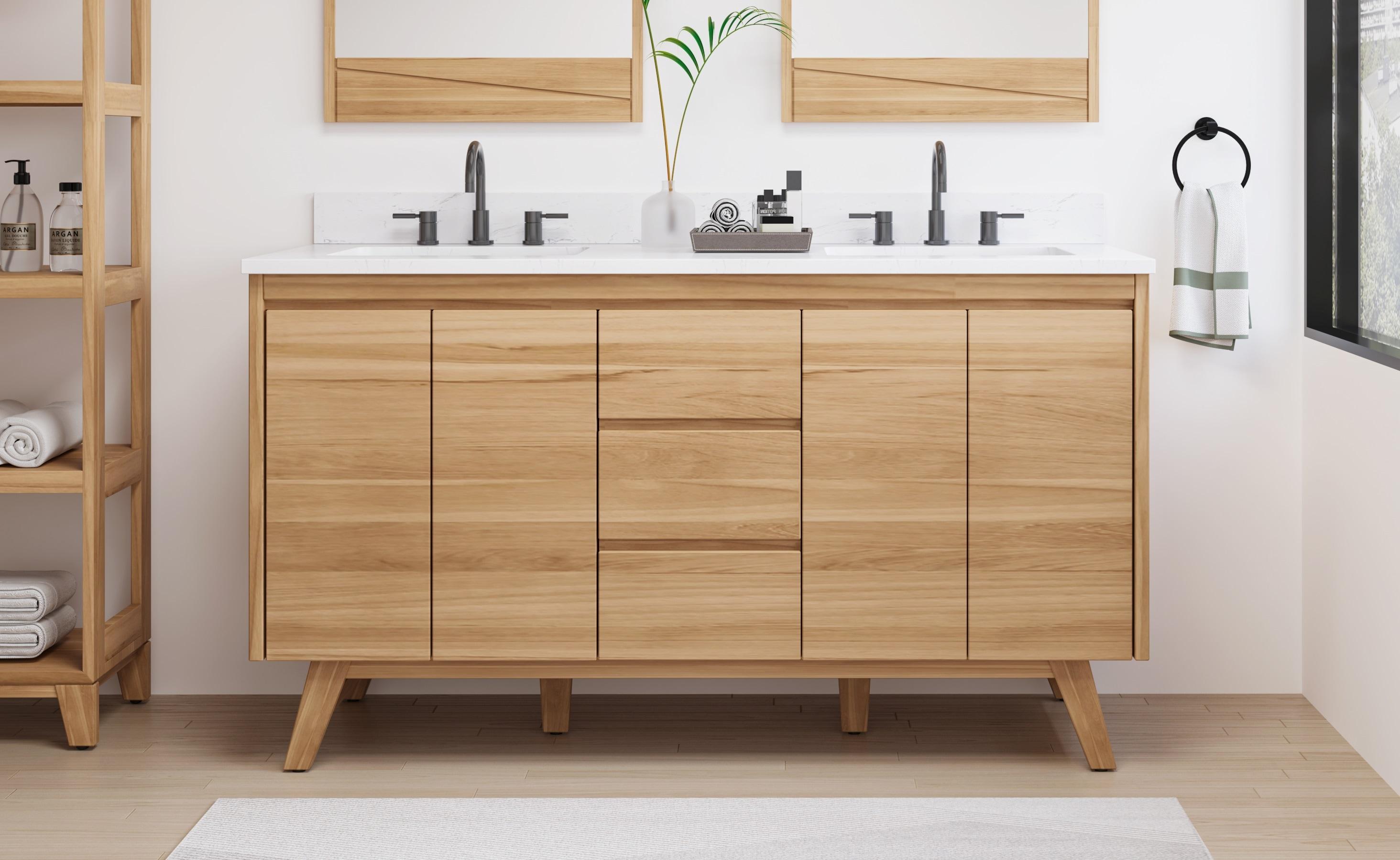 Avanity Coventry 60" Double Bathroom Vanity with Engineered Stone Top