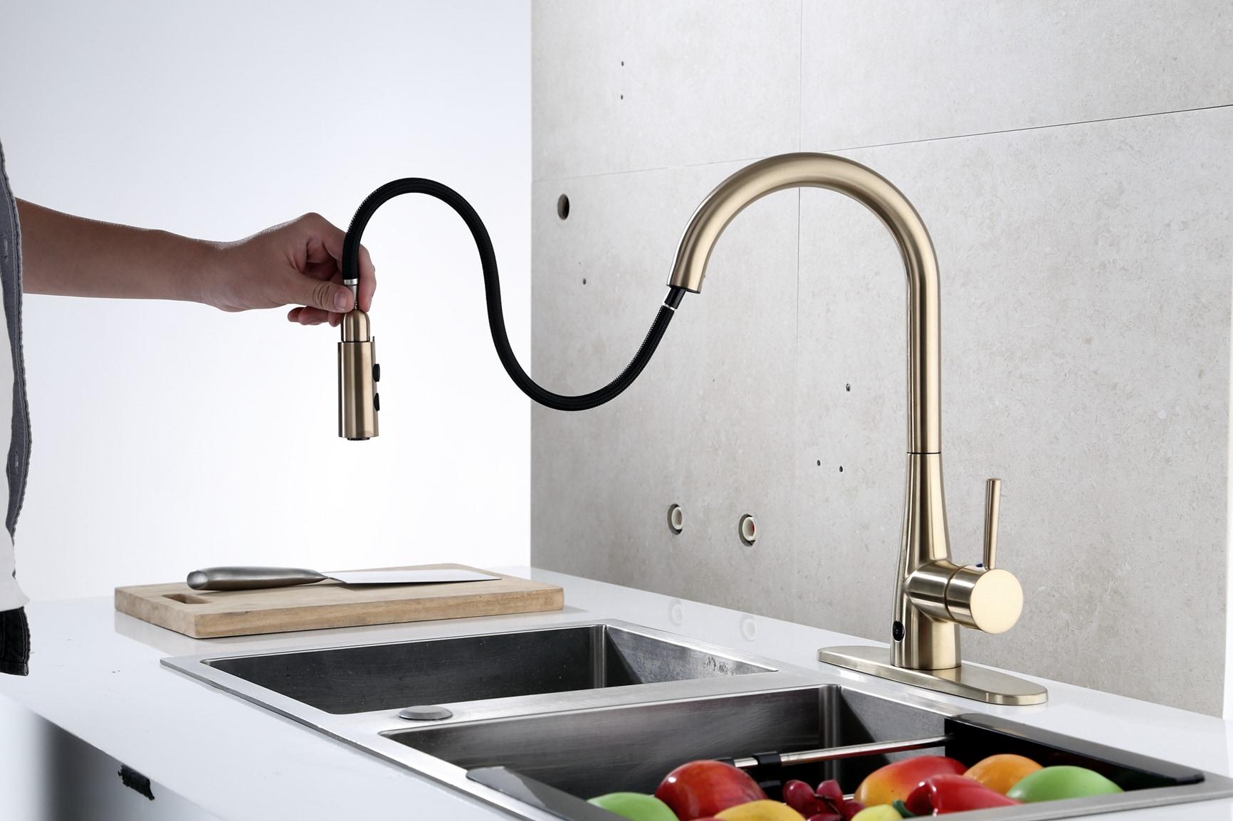RunFine Group Pull Down Touchless Kitchen Faucet