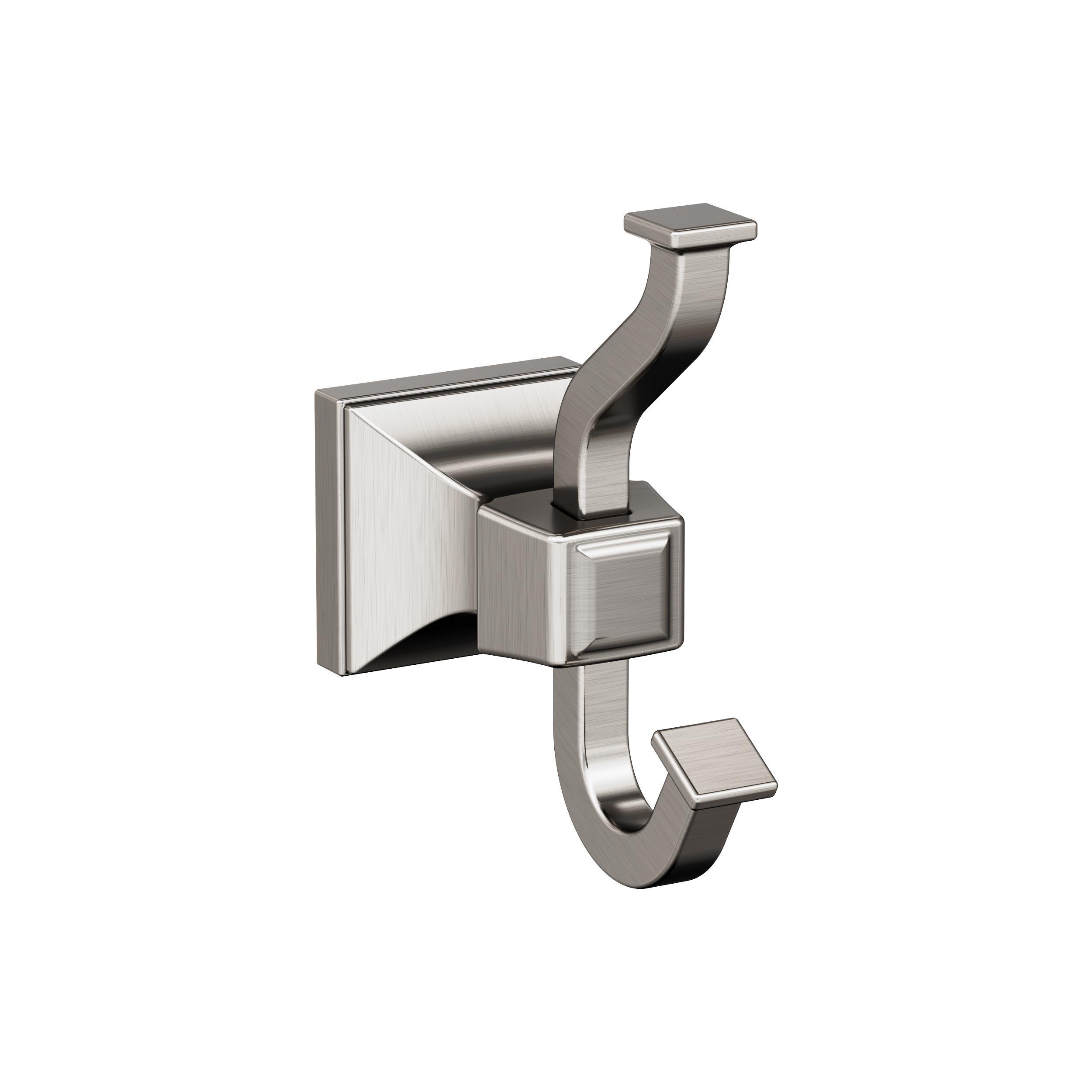 Amerock Mulholland Brushed Nickel Single Prong Robe Hook