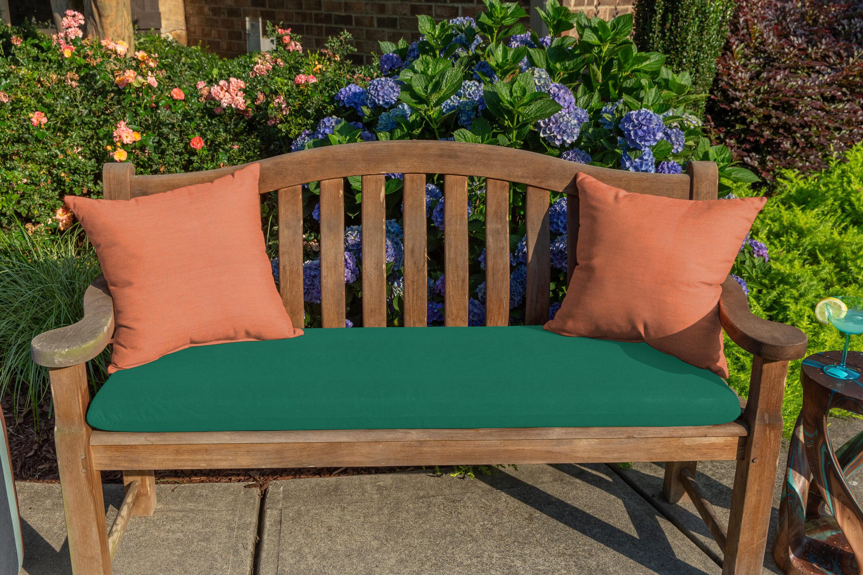 Casual Cushion Solid Sunbrella® Fabric 1-Piece Indoor/Outdoor Square Throw Pillow, 15"W x 15"L