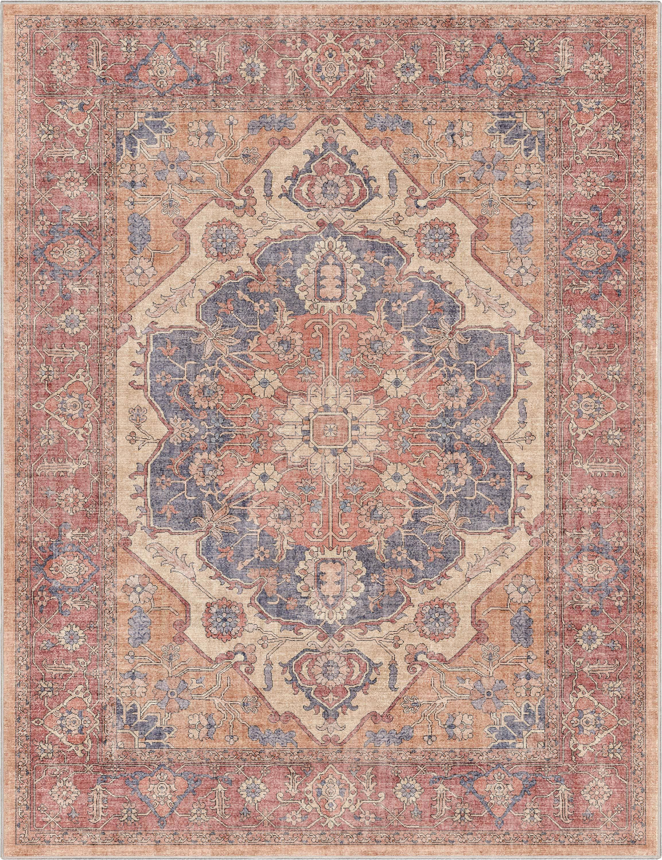 Kehr Antigua Vintage Persian Oriental Red Flat-Weave Rug