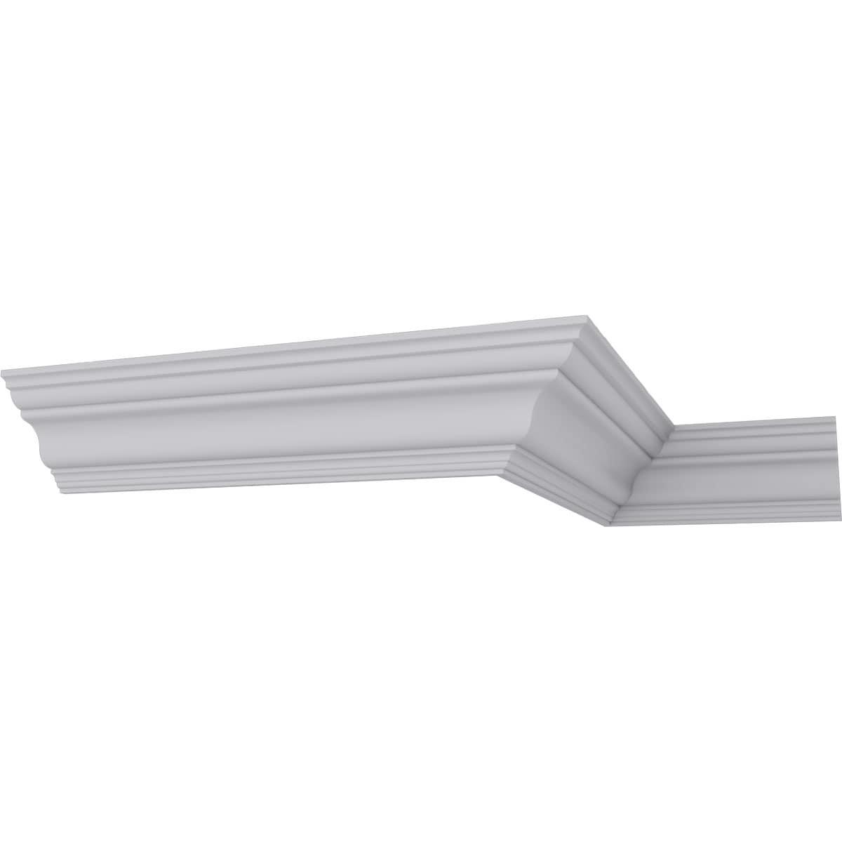 4 3/4"H x 4 3/4"P x 6 3/4"F x 94 1/2"L Tristan Traditional Crown Moulding