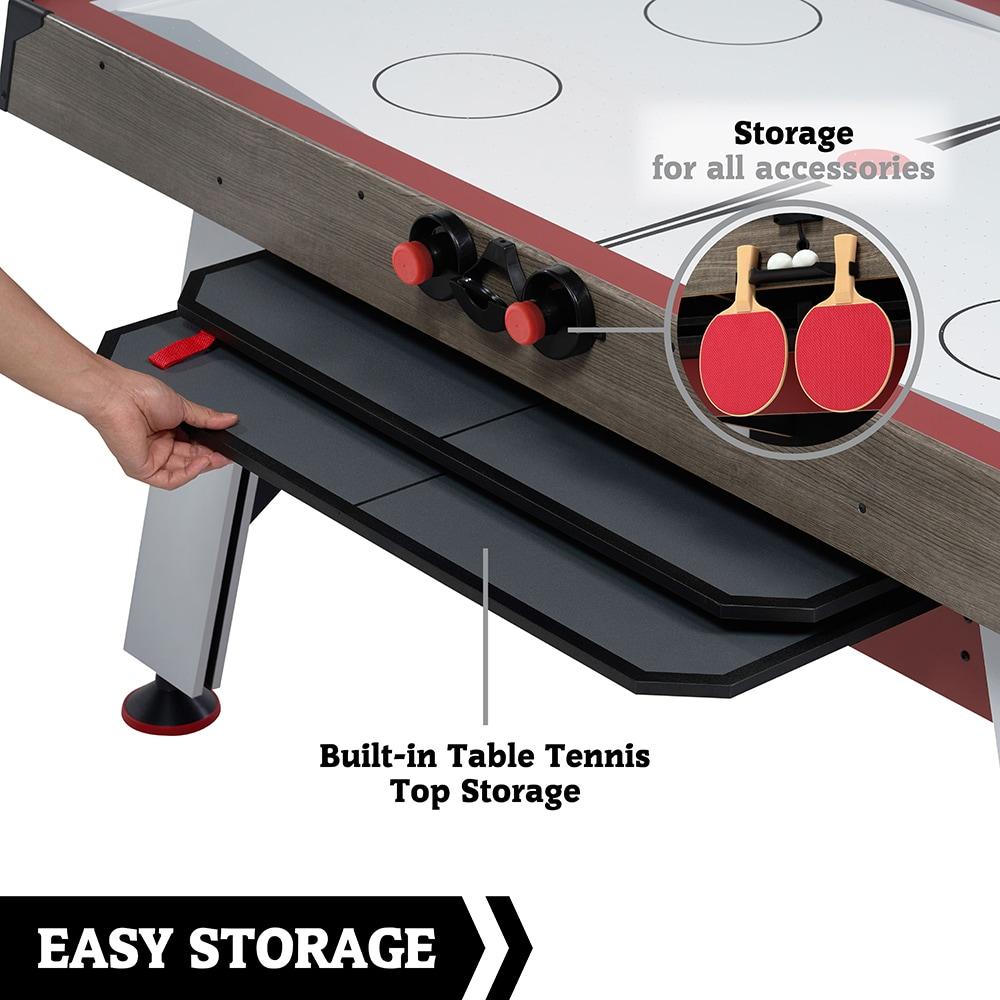 Hall Of Games 66" Air Powered Hockey With Table Tennis Top