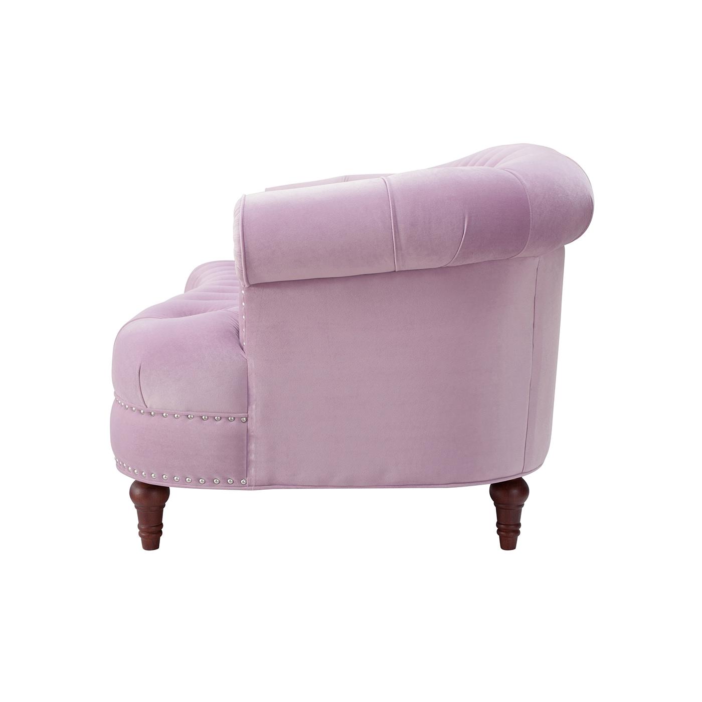 Jennifer Taylor Home La Rosa 84" Chesterfield Living Room Tufted Sofa Couch, Lavender