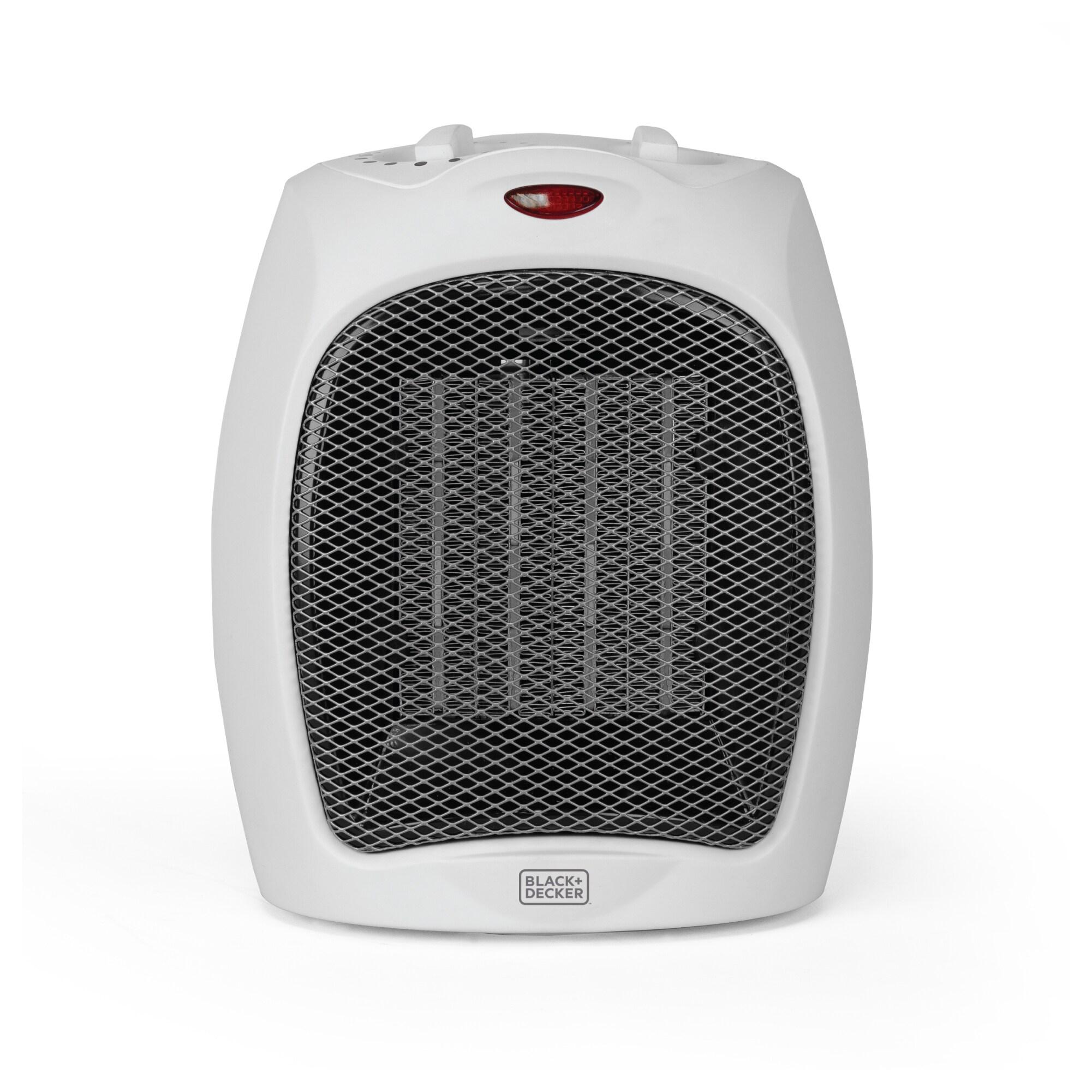 BLACK+DECKER Personal 1500 Watt Electric Fan Compact Heater with Manual Control