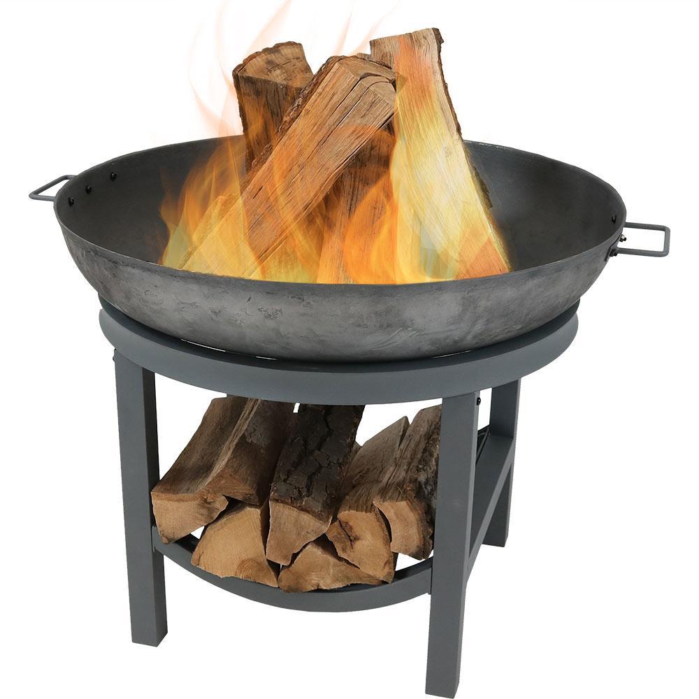 Cast Iron Wood Burning Fire Pit