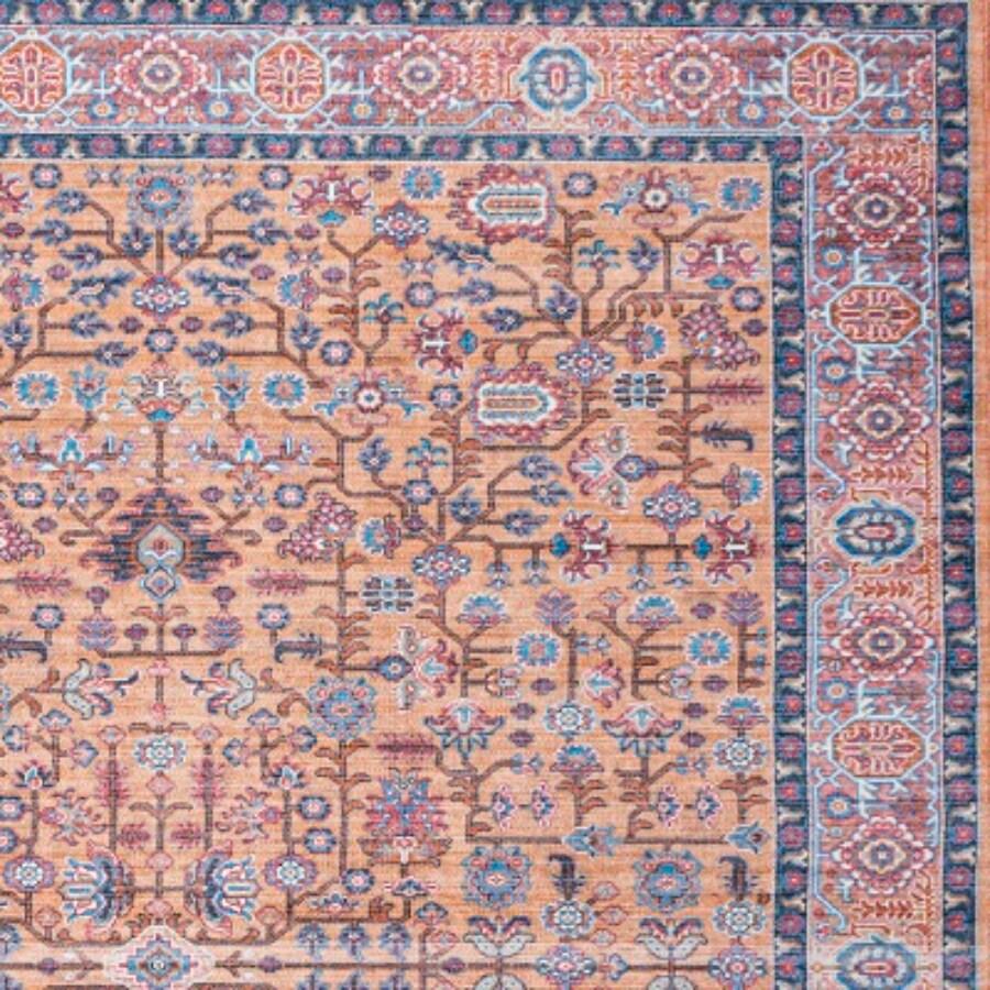 3' x 5' Kemer All-Over Persian Machine Washable Indoor/Outdoor Area Rug, Multi - JONATHAN Y