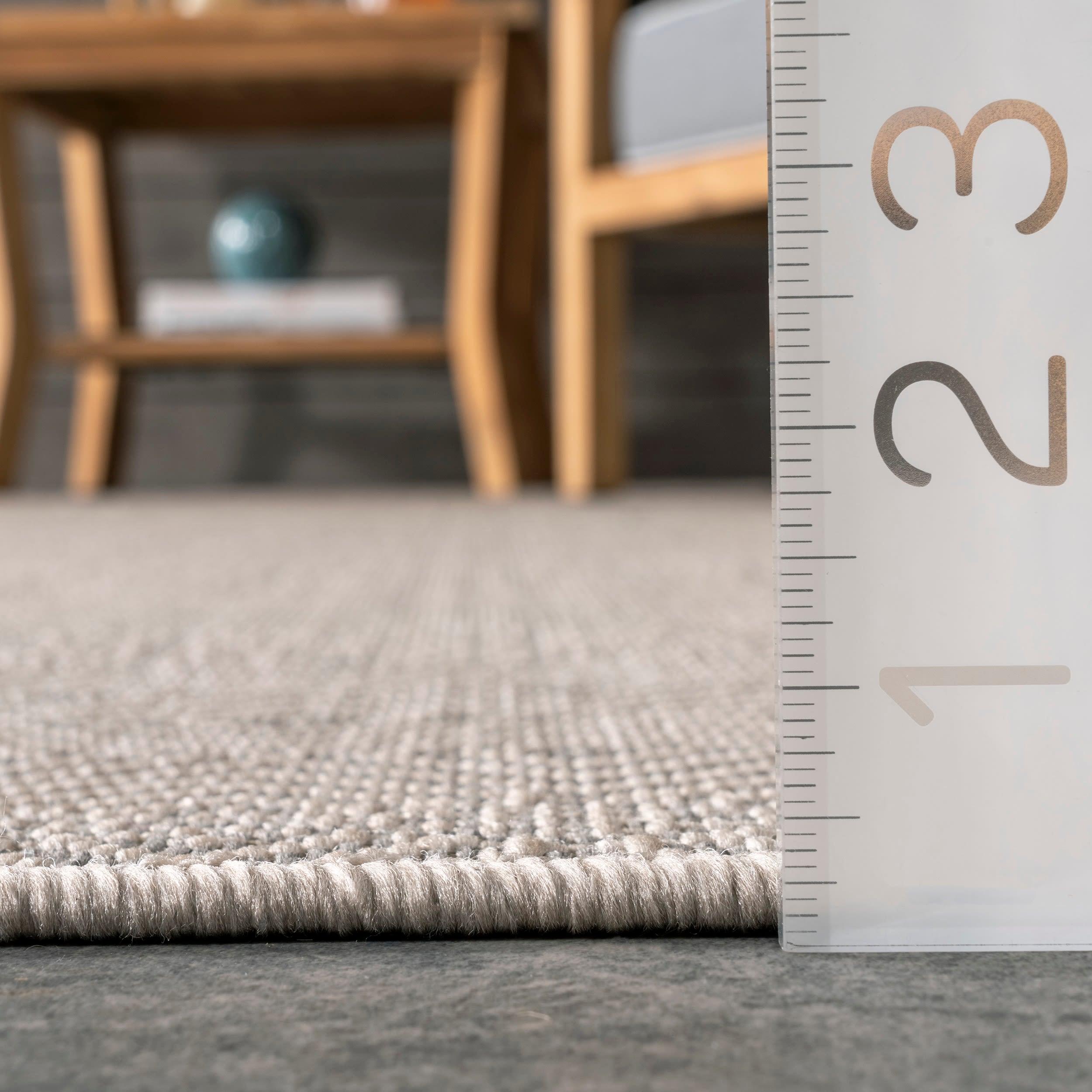 Nuloom Paloma Abstract Geometric Indoor and Outdoor Area Rug, Gray, 4'x6'