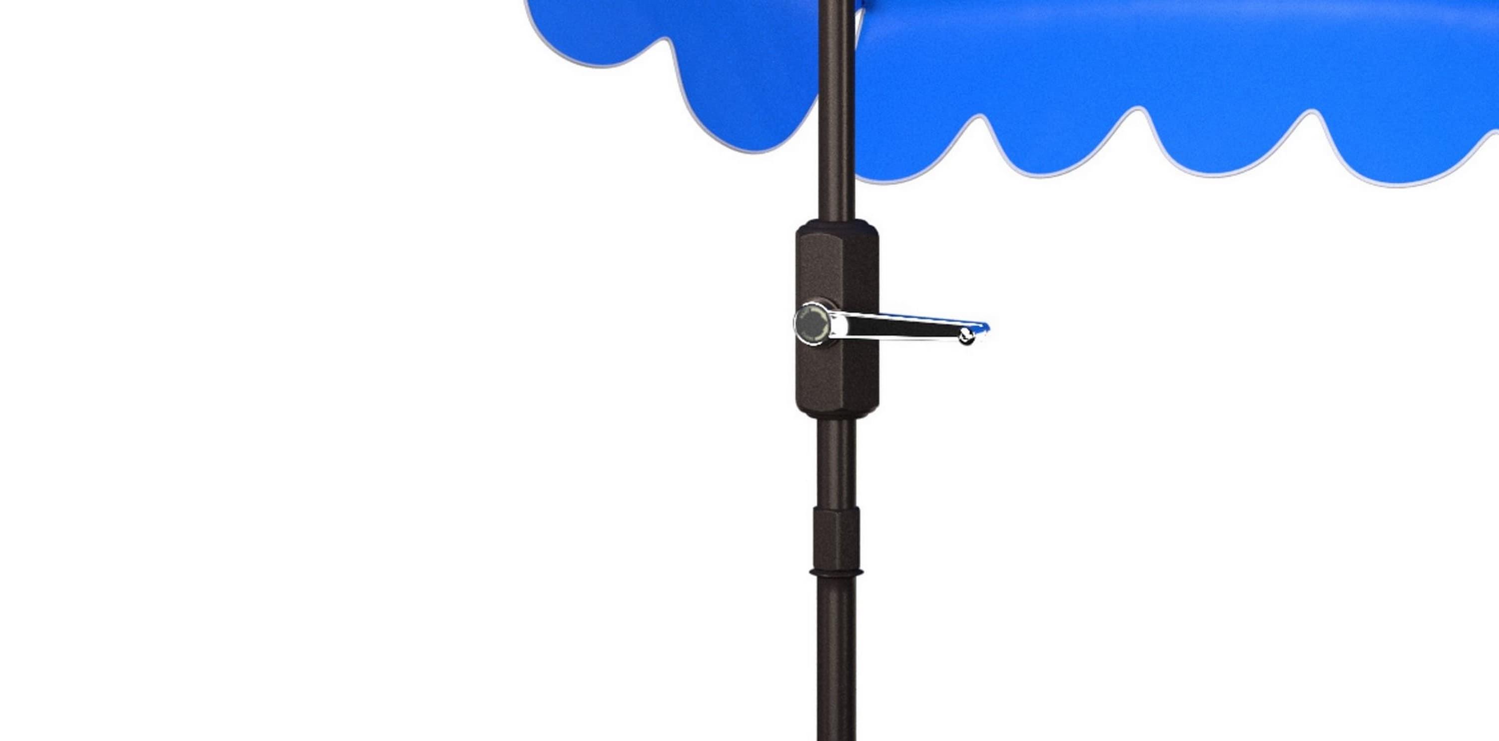 Venice Single Scallop 9Ft Crank Push Button Tilt Umbrella - PAT8010 - Pacific - Safavieh