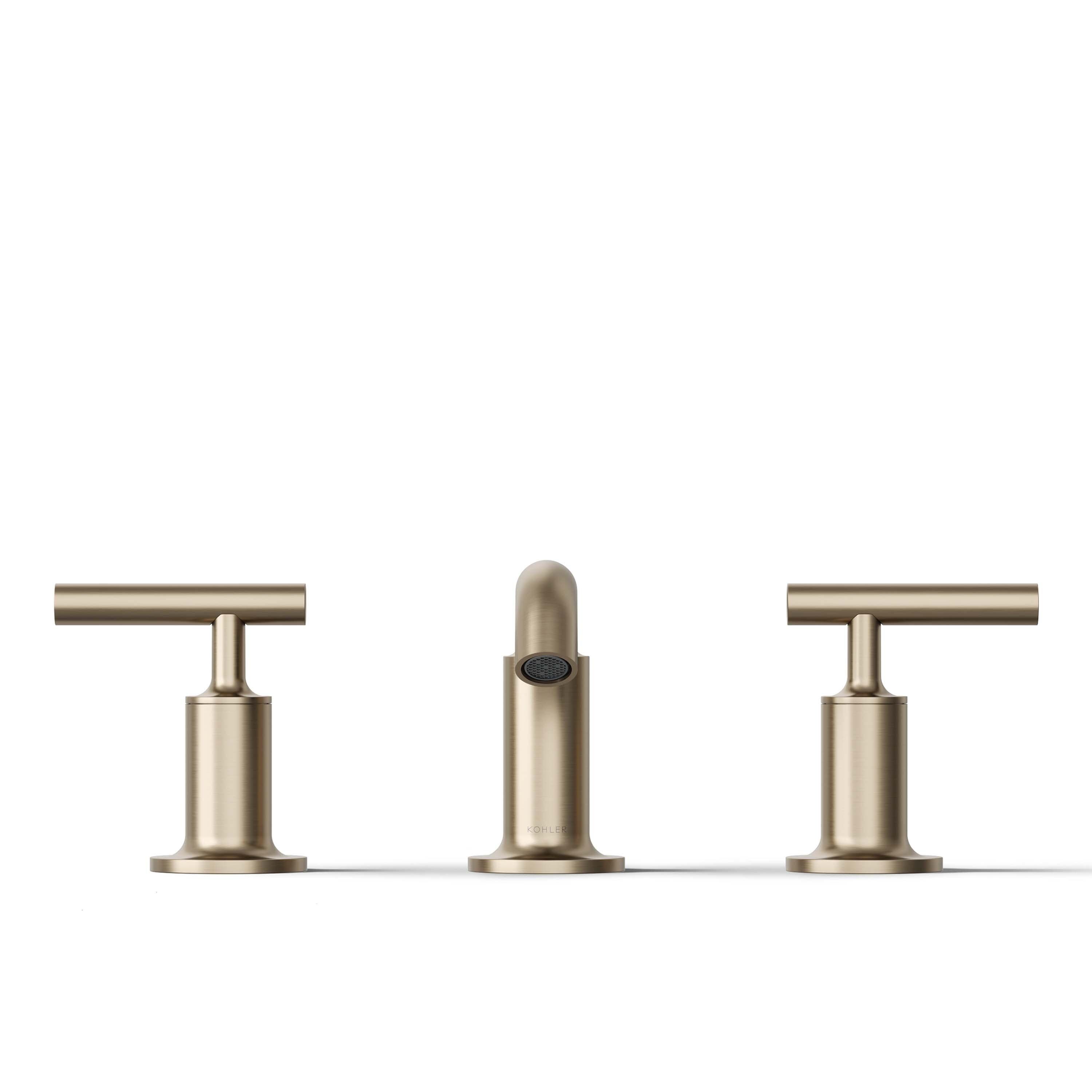 Purist® Widespread Bathroom Faucet with Drain Assembly