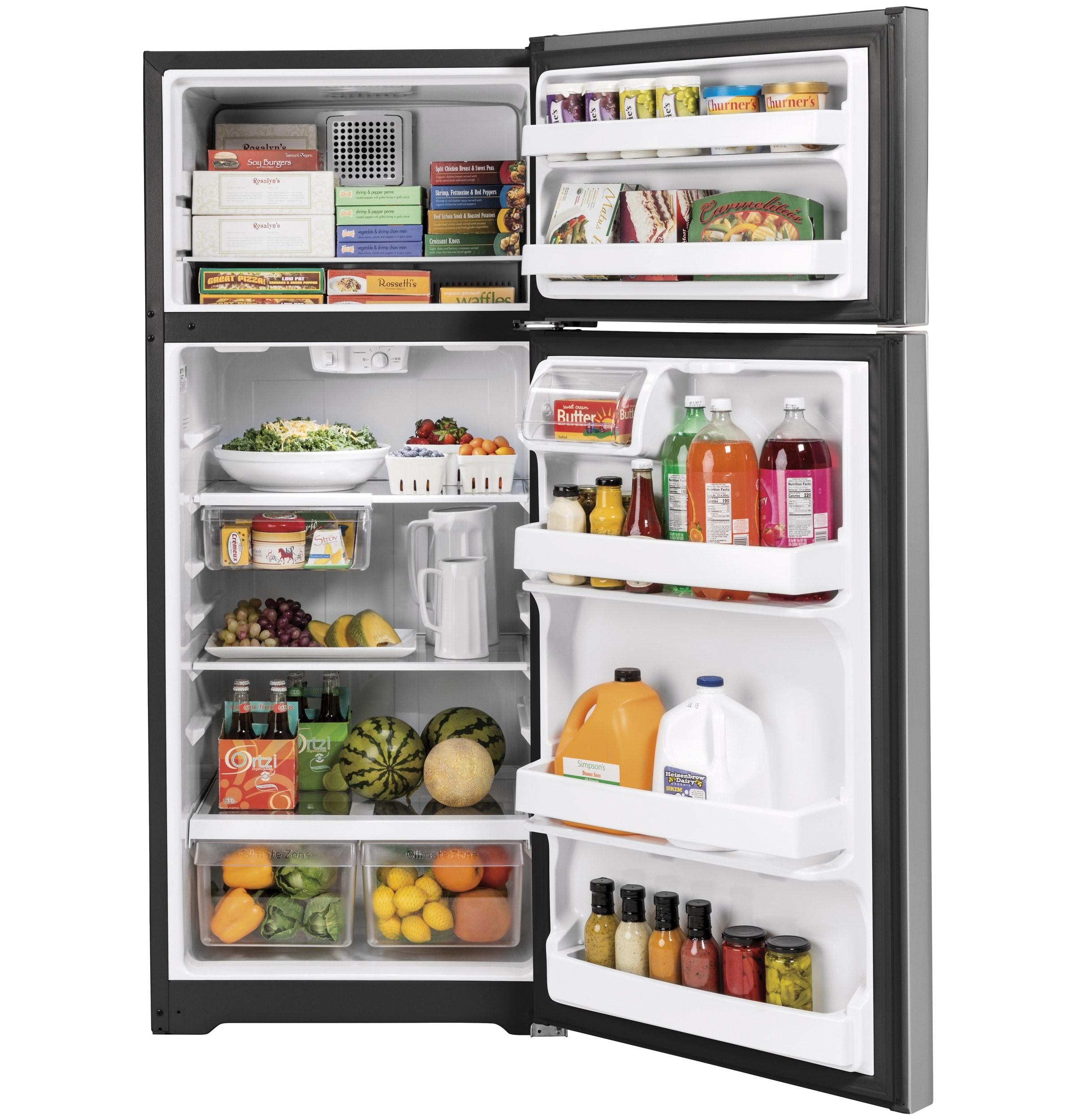 GE 28" 17.5 cu. ft. Top Freezer Refrigerator