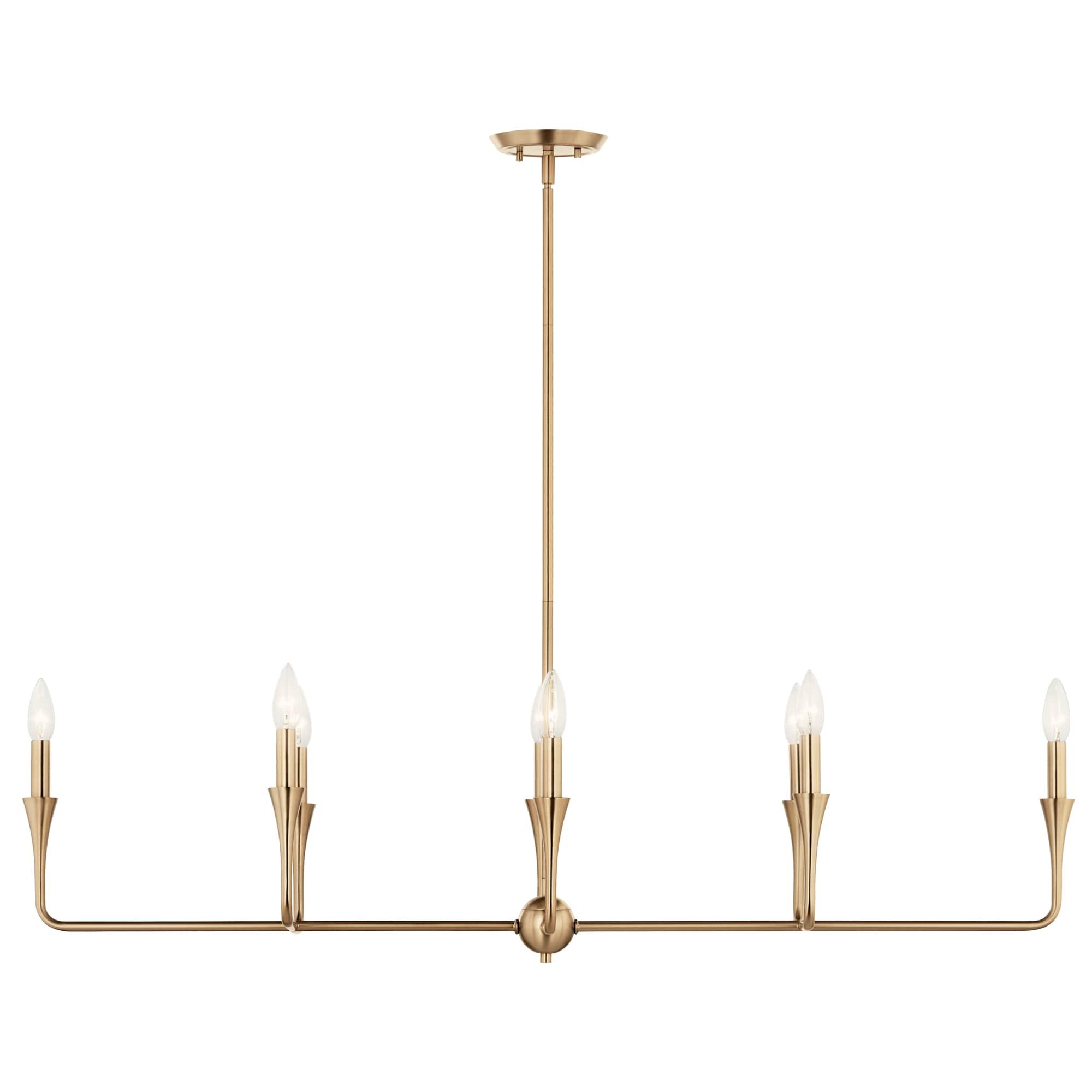 52693CPZ-Kichler Lighting-Alvaro - 8 Light Chandelier-24.25 Inches Tall and 11.5 Inches Wide-Champagne Bronze Finish