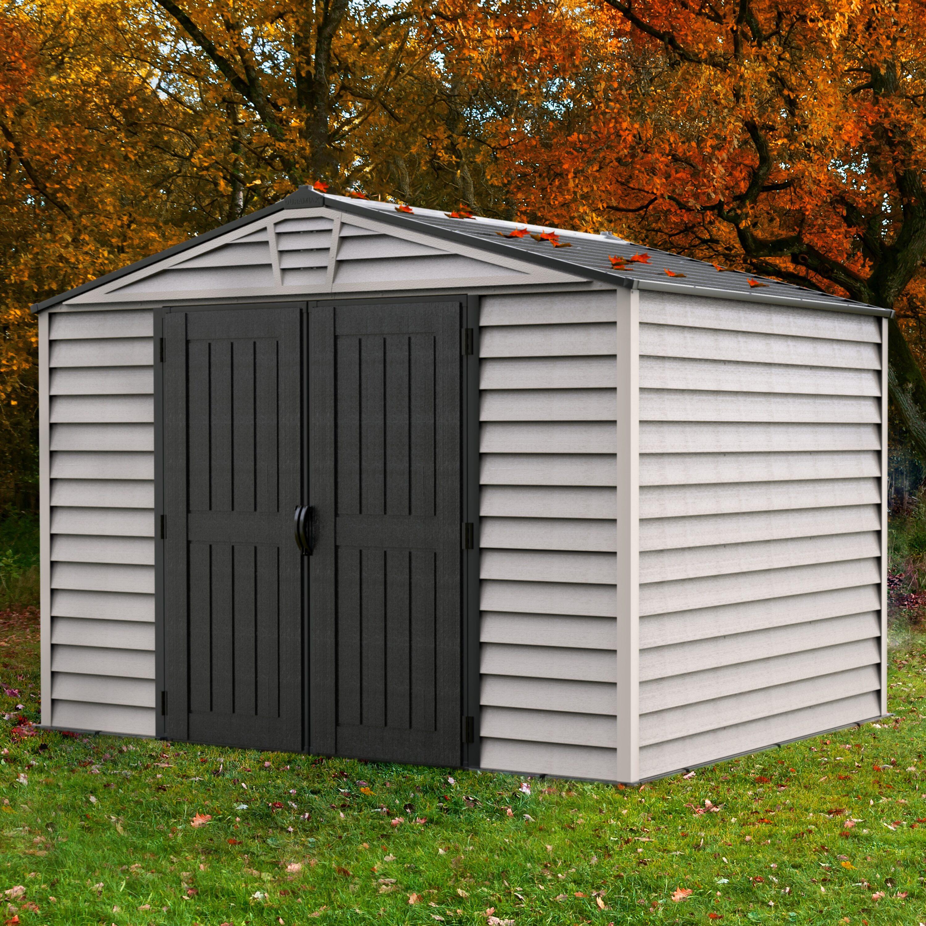 Storemax Plus 10 ft. W x 8 ft. D Vinyl Storage Shed