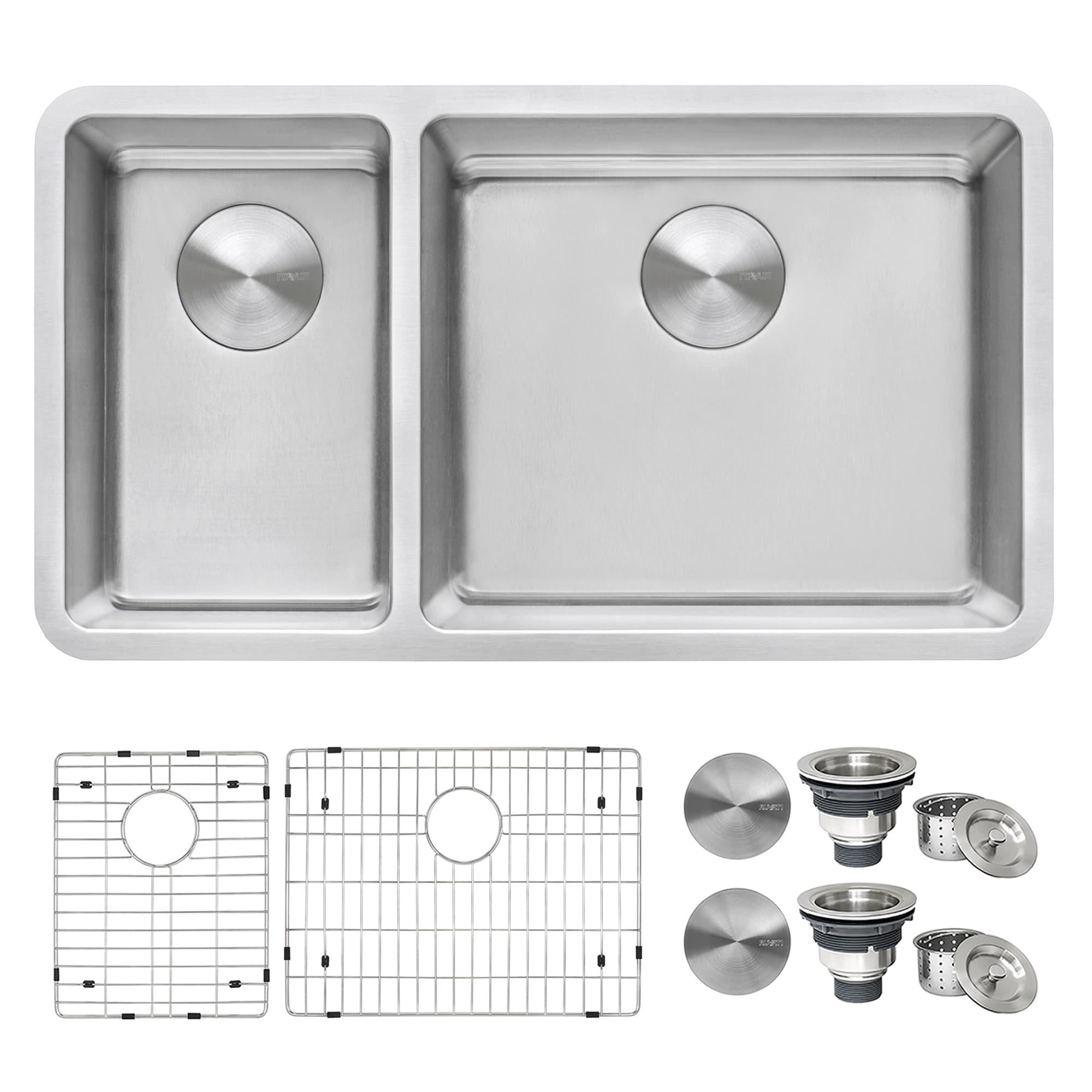 Ruvati 32-inch Undermount Kitchen Sink 16 Gauge Stainless Steel