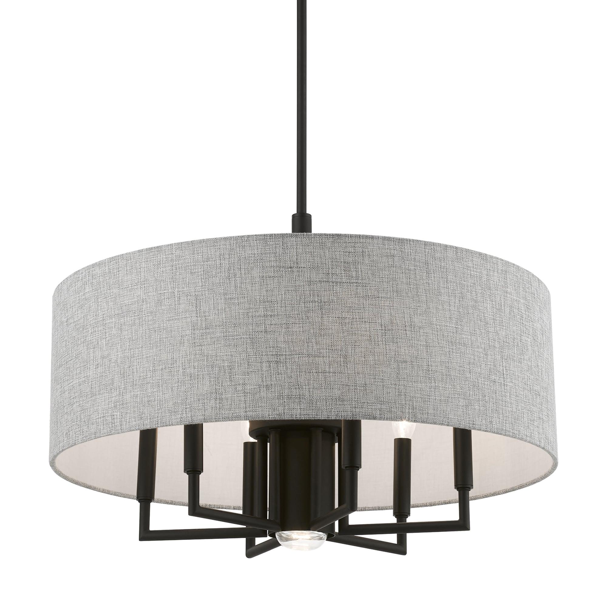 Livex Lighting Dakota 7 - Light Pendant in  Black