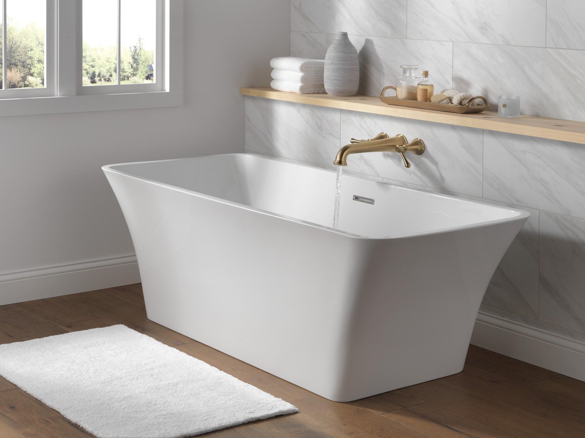 Delta Cassidy Wall Mounted Tub Filler, Champagne Bronze
