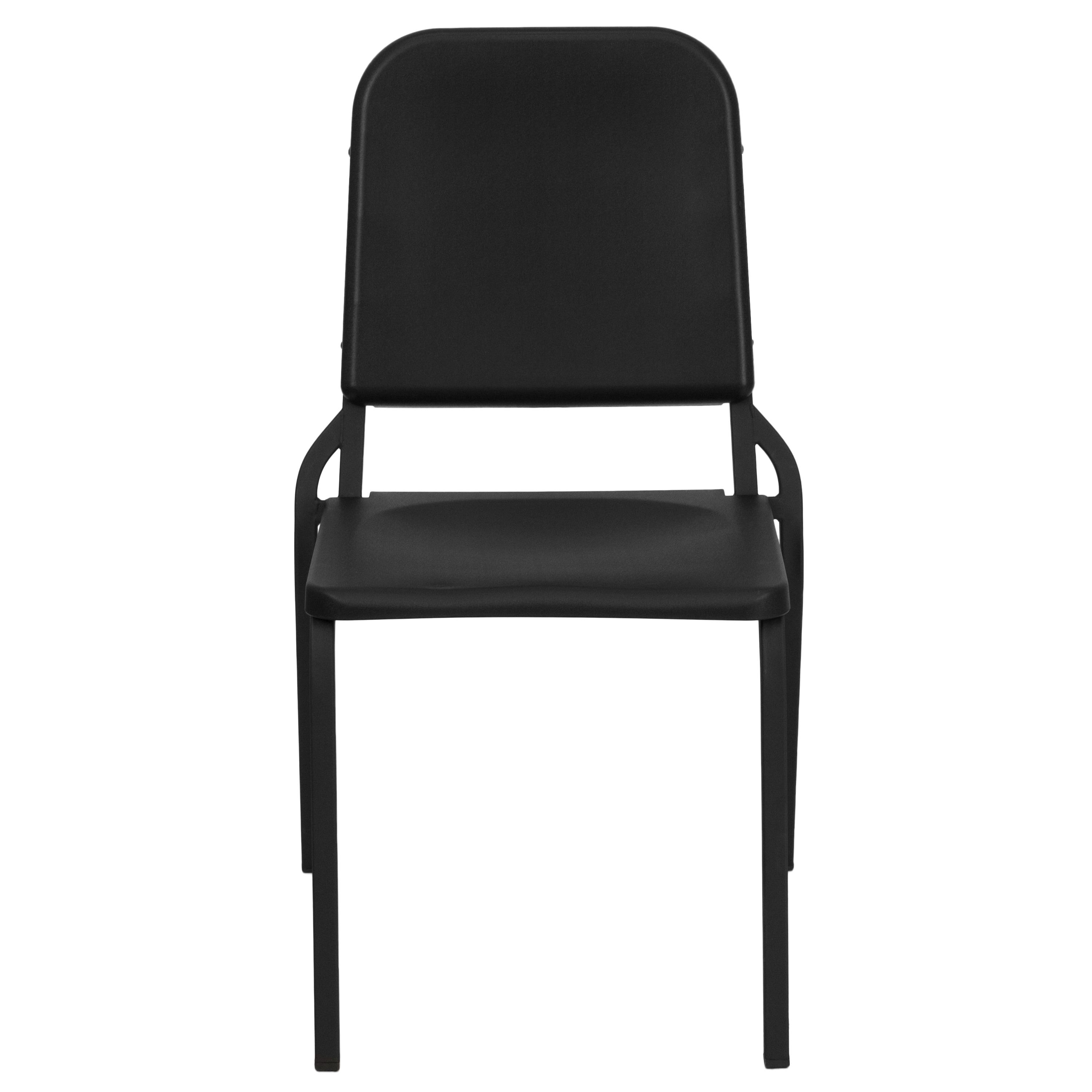 Flash Furniture HERCULES Series Black High Density Stackable Melody Band/Music Chair