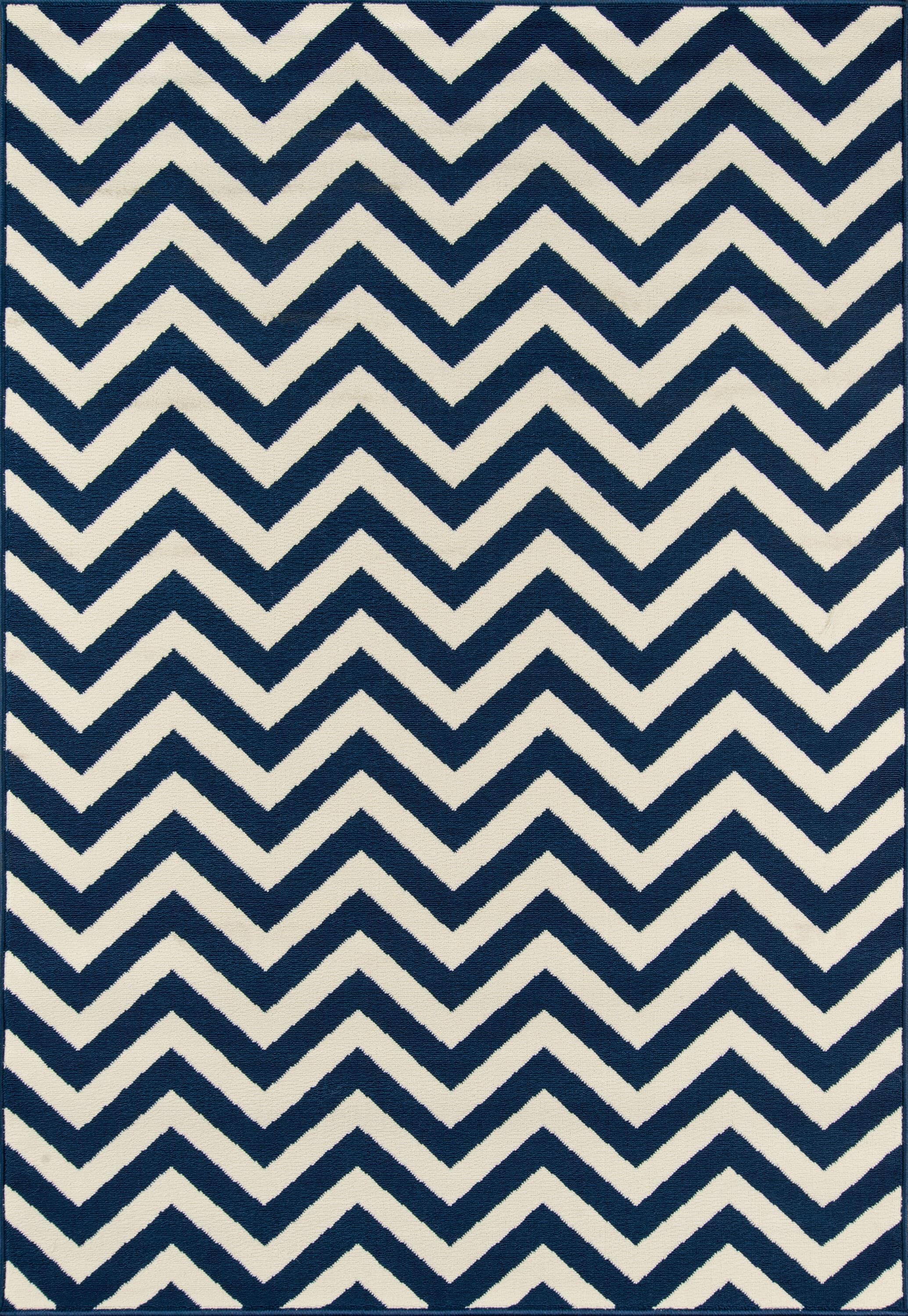 Momeni Baja 1'8" X 3'7" Transitional Rug in Navy