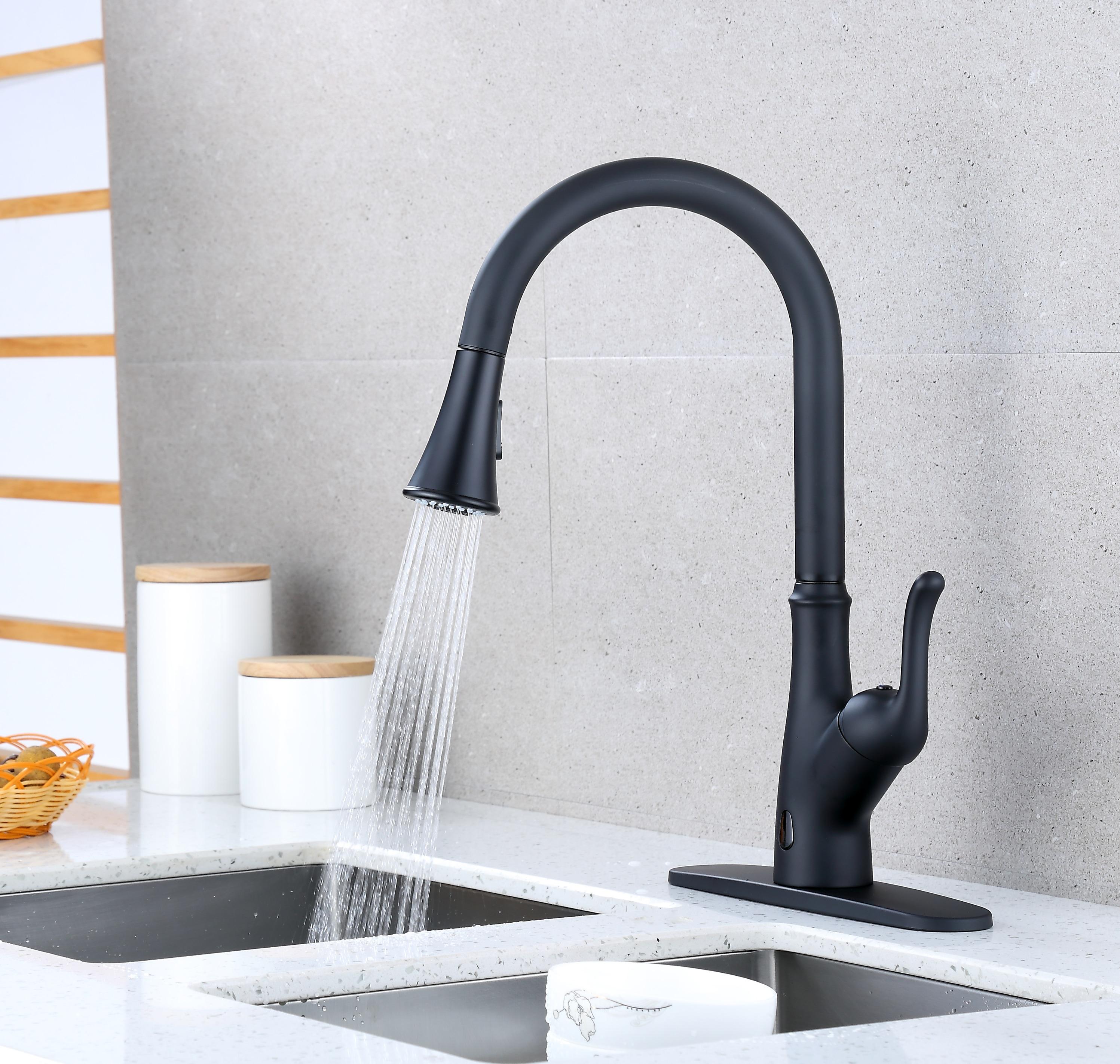 RunFine Group Brisbane Pull Down Touchless Kitchen Faucet