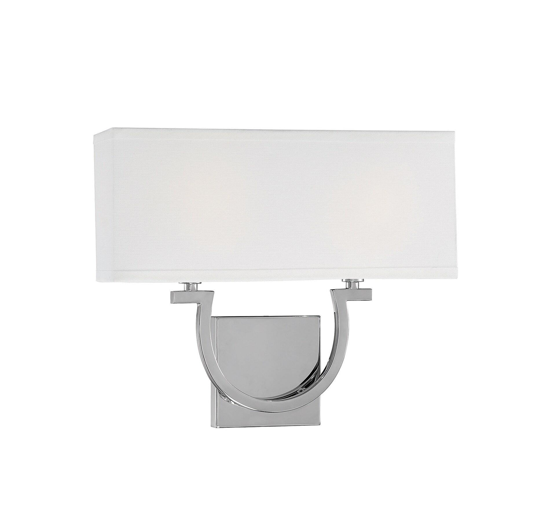 Willa Arlo™ Interiors Carlisle 2 - Light Dimmable Armed Sconce in Polished Nickel