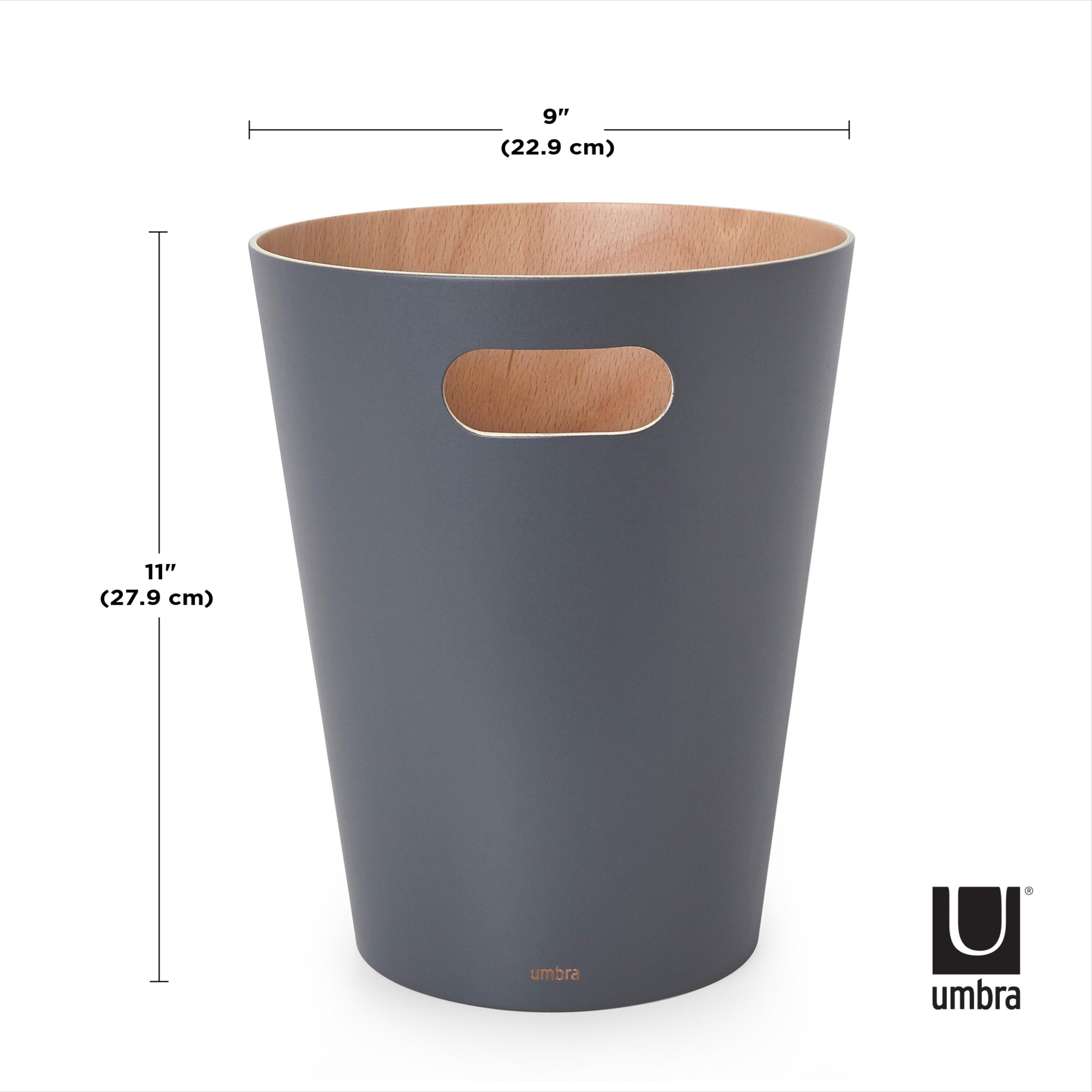 Zallie Trash Can - Charcoal