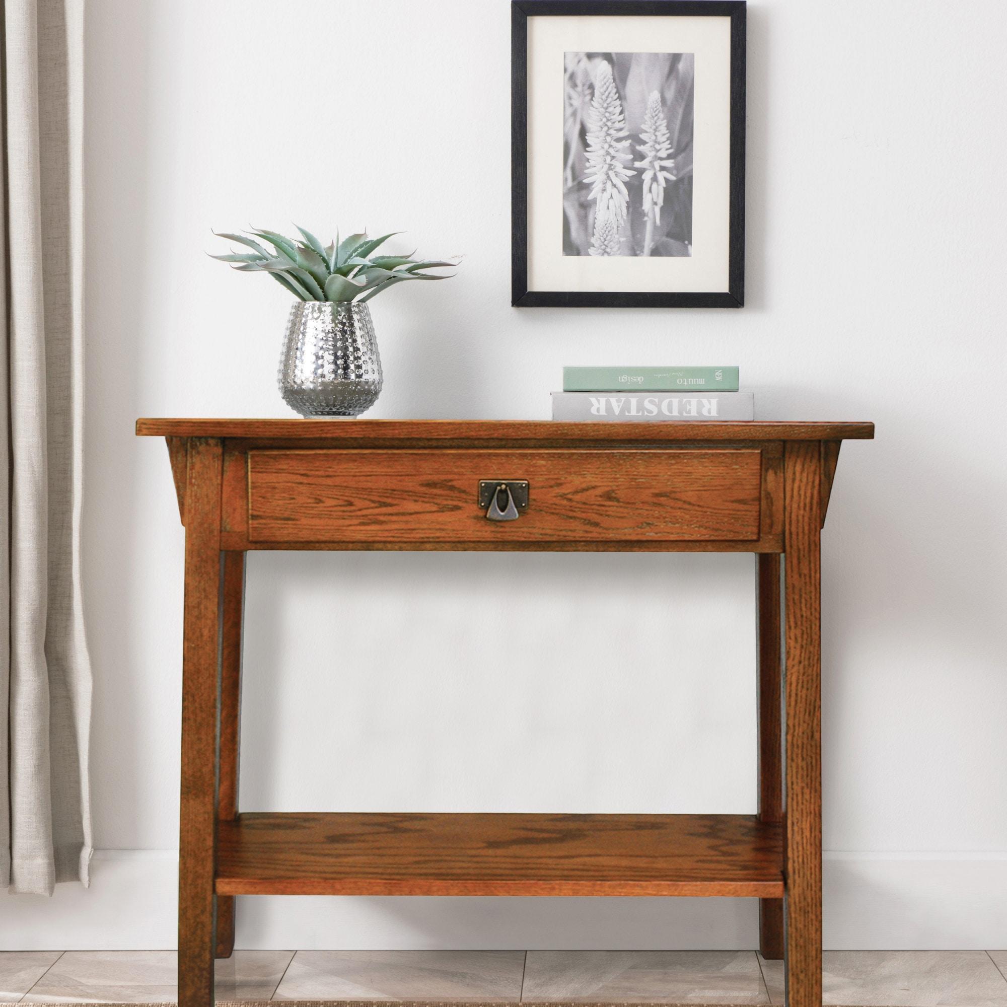 Favorite Finds Mission Hall Stand Russet Finish - Leick Home