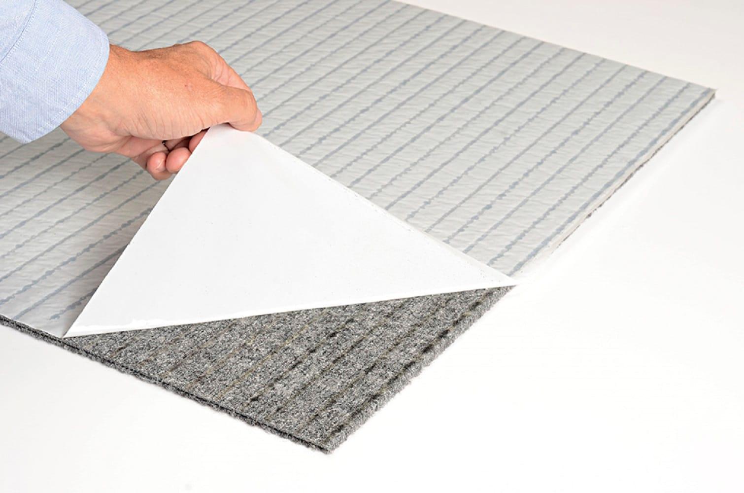 18" 16pk Hobnail Carpet Tiles Chestnut - Foss Floors: Indoor/Outdoor, Easy Install, Pet-Friendly