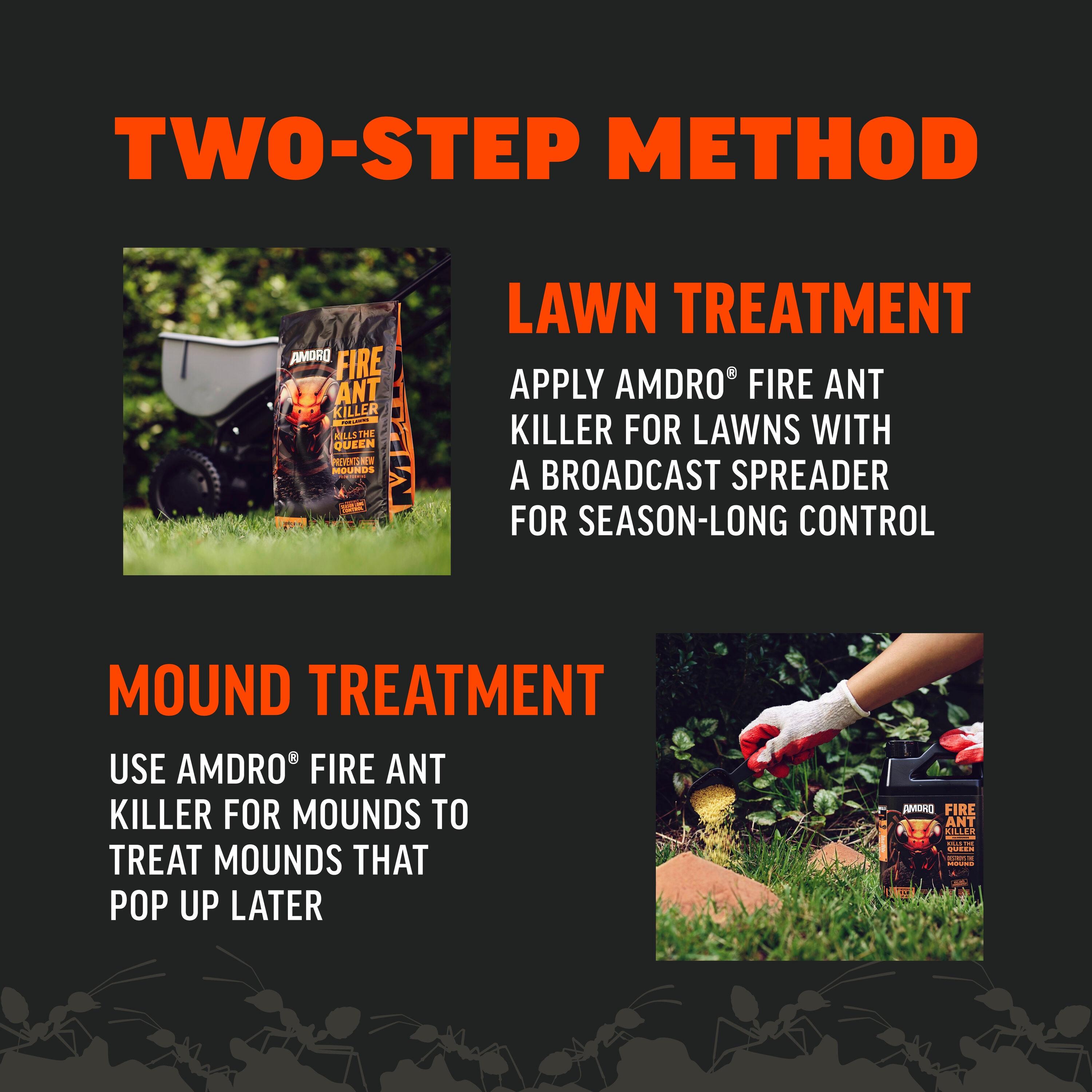 Amdro Outdoor Fire Ant Killer Bait for Mounds and Lawns, 1 lb.